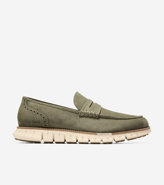 Men's ZERØGRAND Remastered Penny Loafers - Style C42513 - Angle A