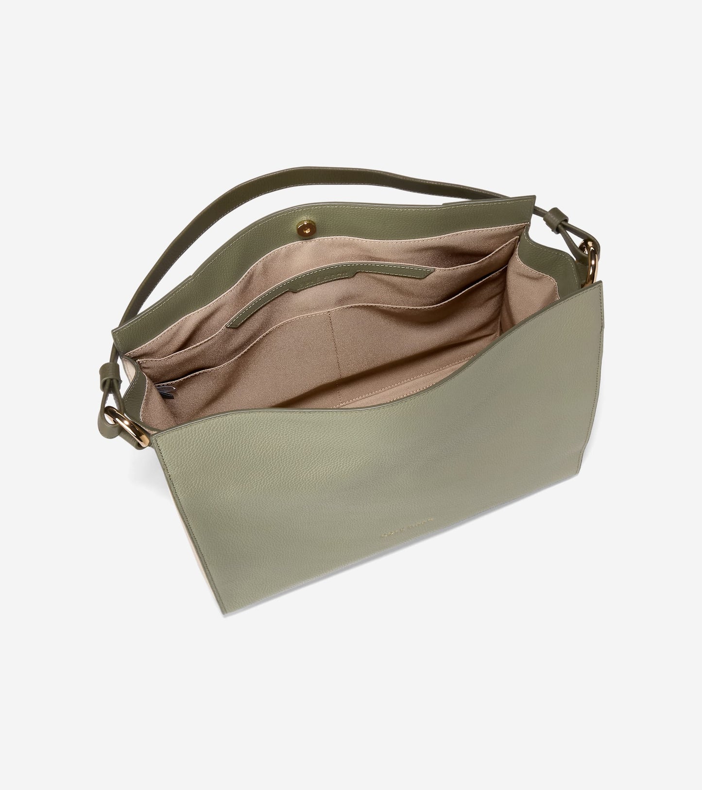 Women's Carryall Leather Shoulder Bag - Style U07631 - Angle D