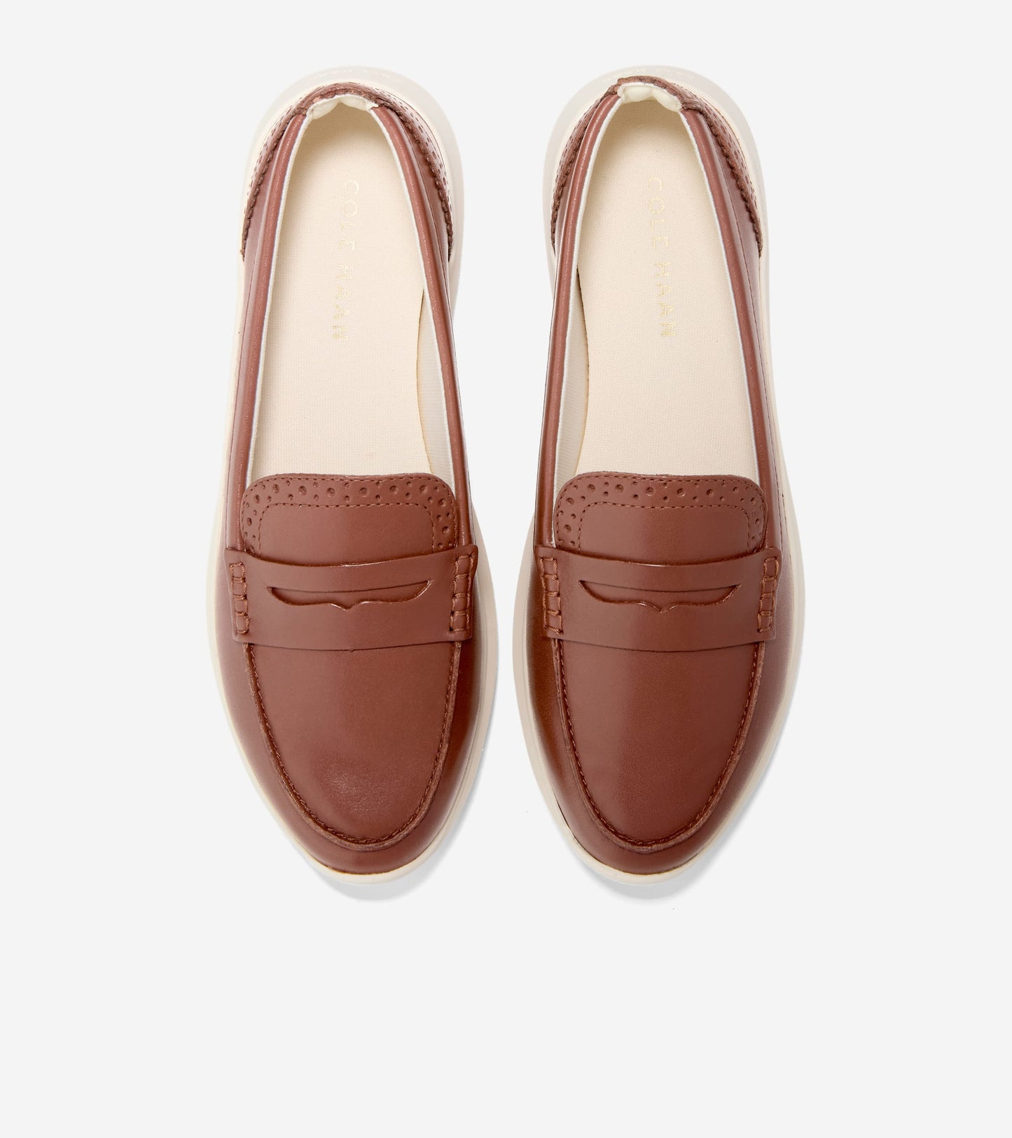 zerogrand meritt leather loafers