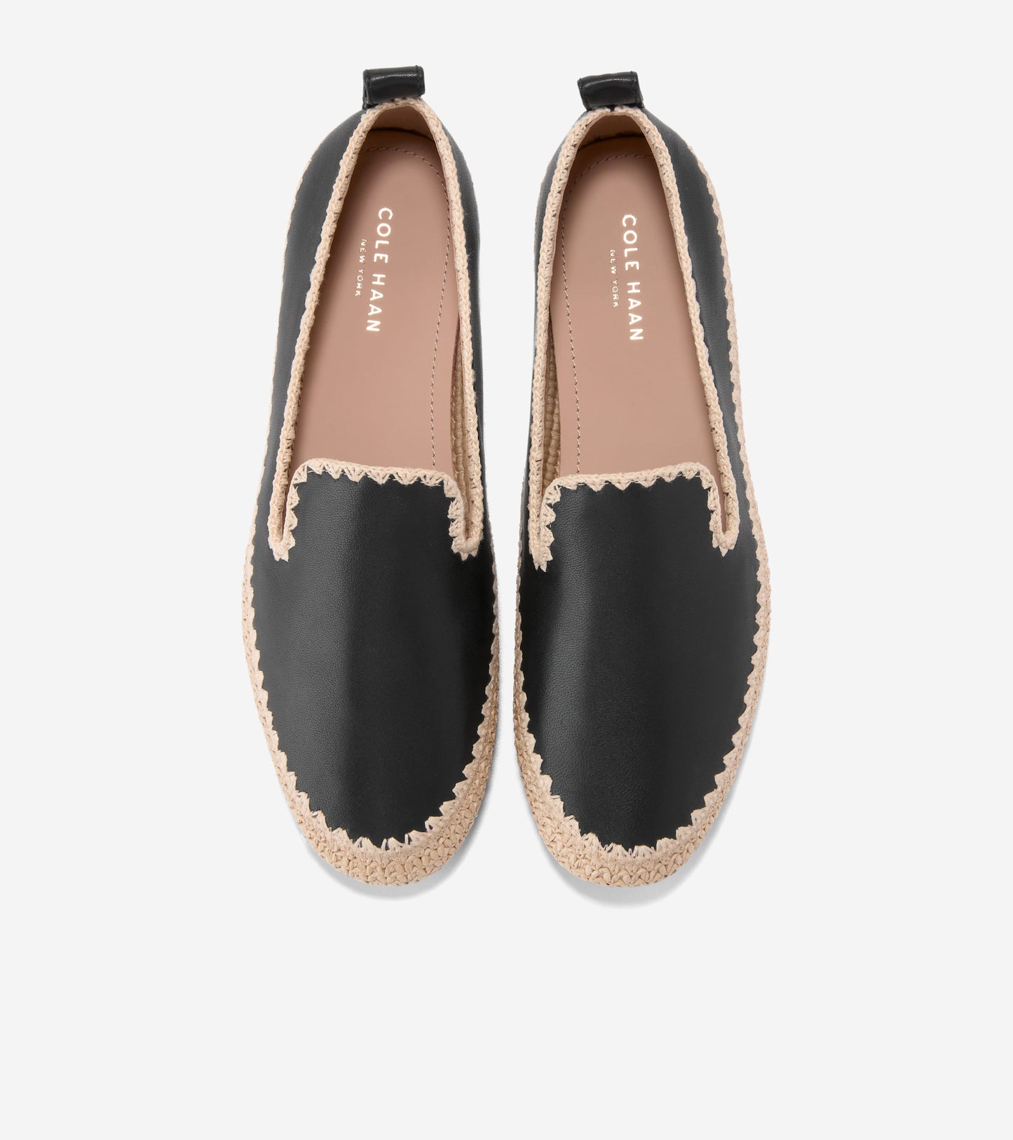 W34991:BLACK-NATURAL RAFFIA