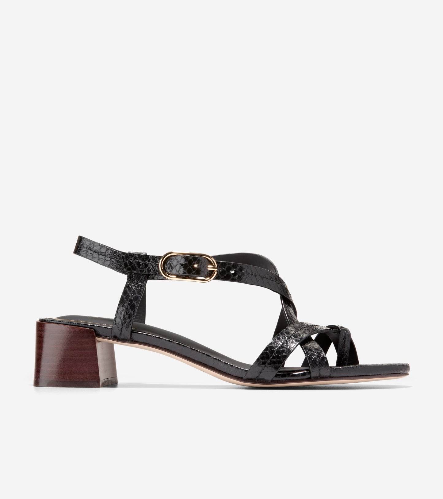 Women's Dillon Block Heel Thong Sandals - Style W36595 - Angle A