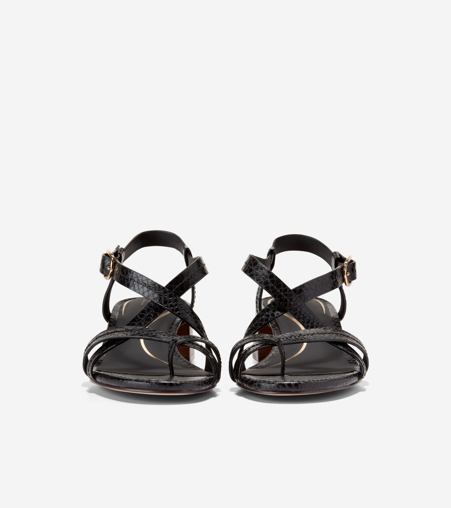 Women's Dillon Block Heel Thong Sandals - Style W36595 - Angle B