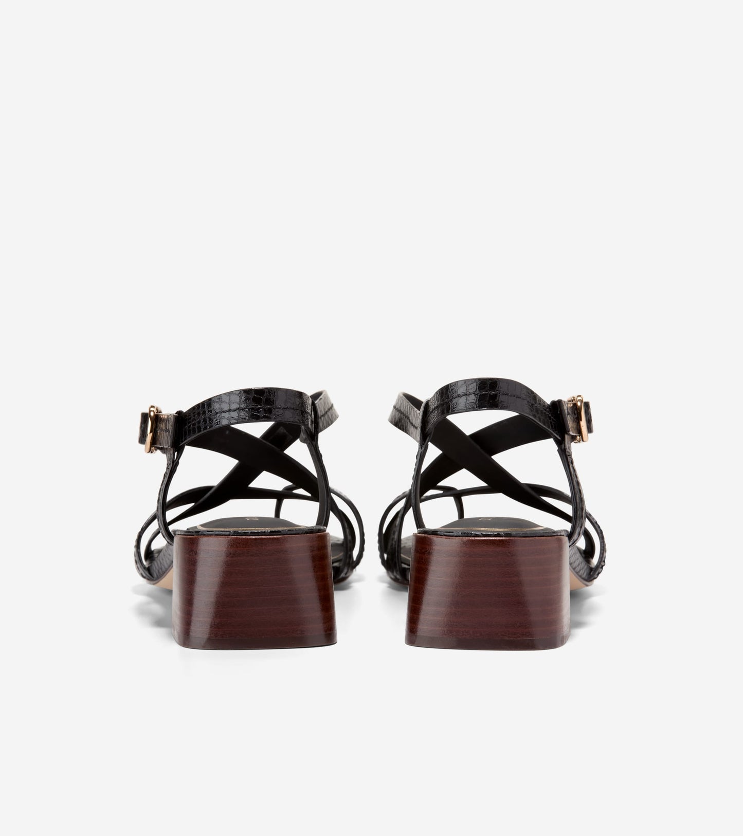 Women's Dillon Block Heel Thong Sandals - Style W36595 - Angle C