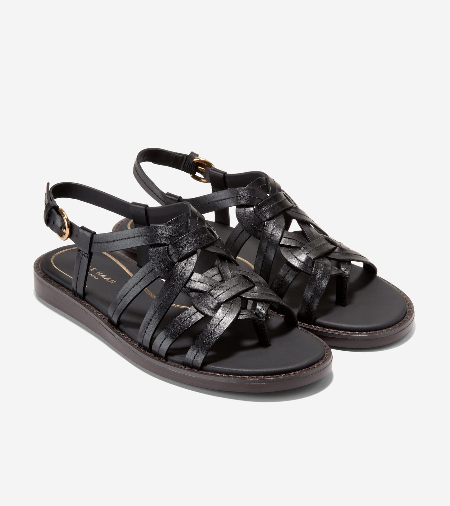 Women's Kami Interwoven Thong Sandals - Style W36608 - Angle E