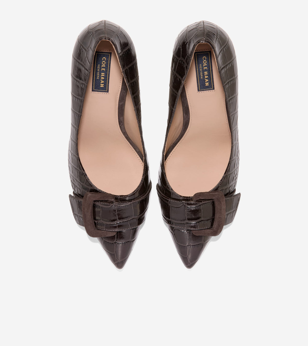 Women's Fidela Buckle Pumps - Style W38020 - Angle D
