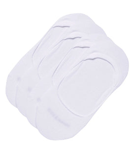 2Pk Combed Cotton No Show Liner