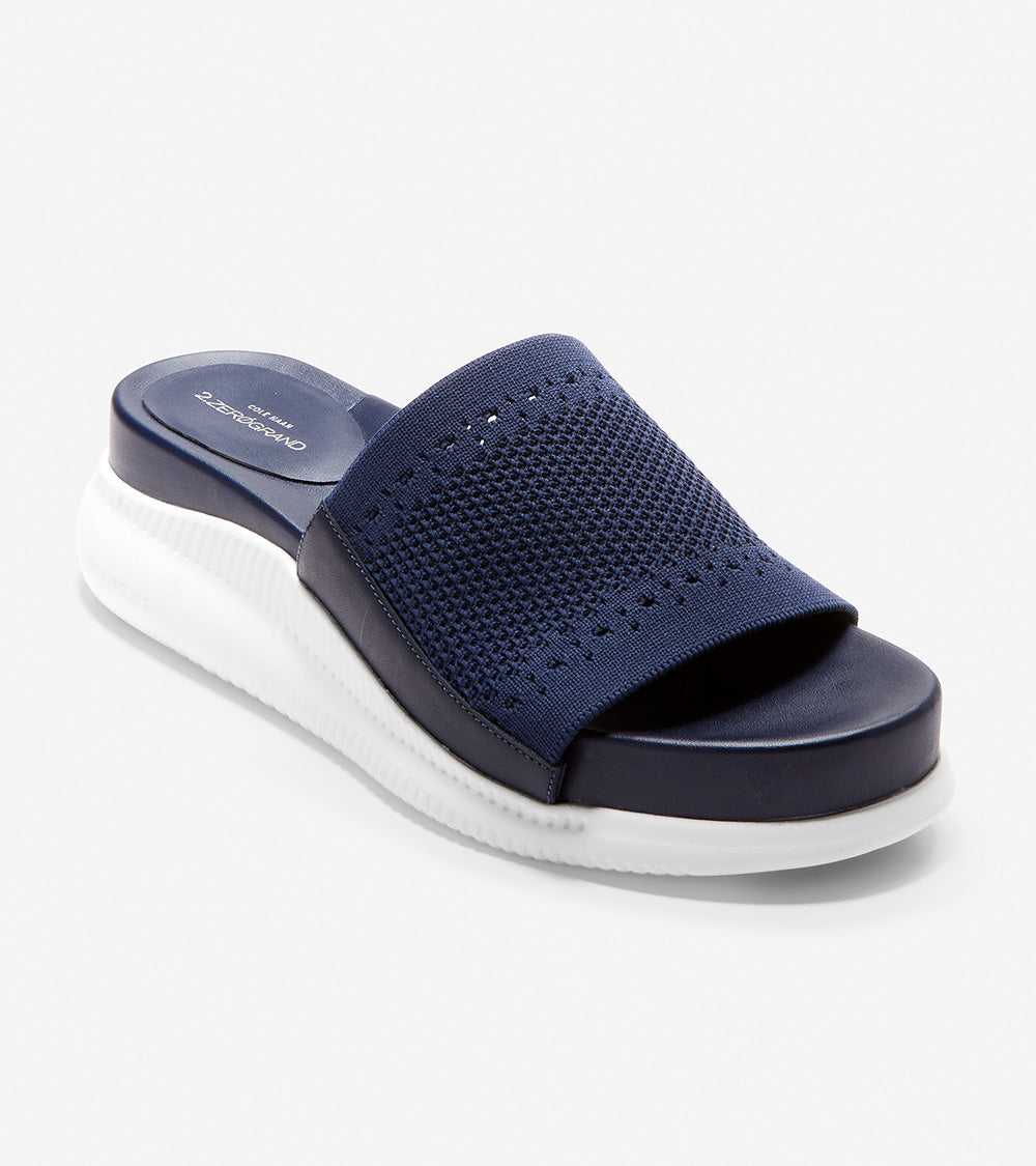 ColeHaan-2.Zerøgrand Slide Sandal (30Mm) -w12427-BLue-Gold Stitchlite™