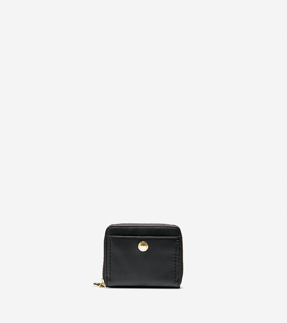 ColeHaan-Benson Small Zip Wallet-u02553-Black