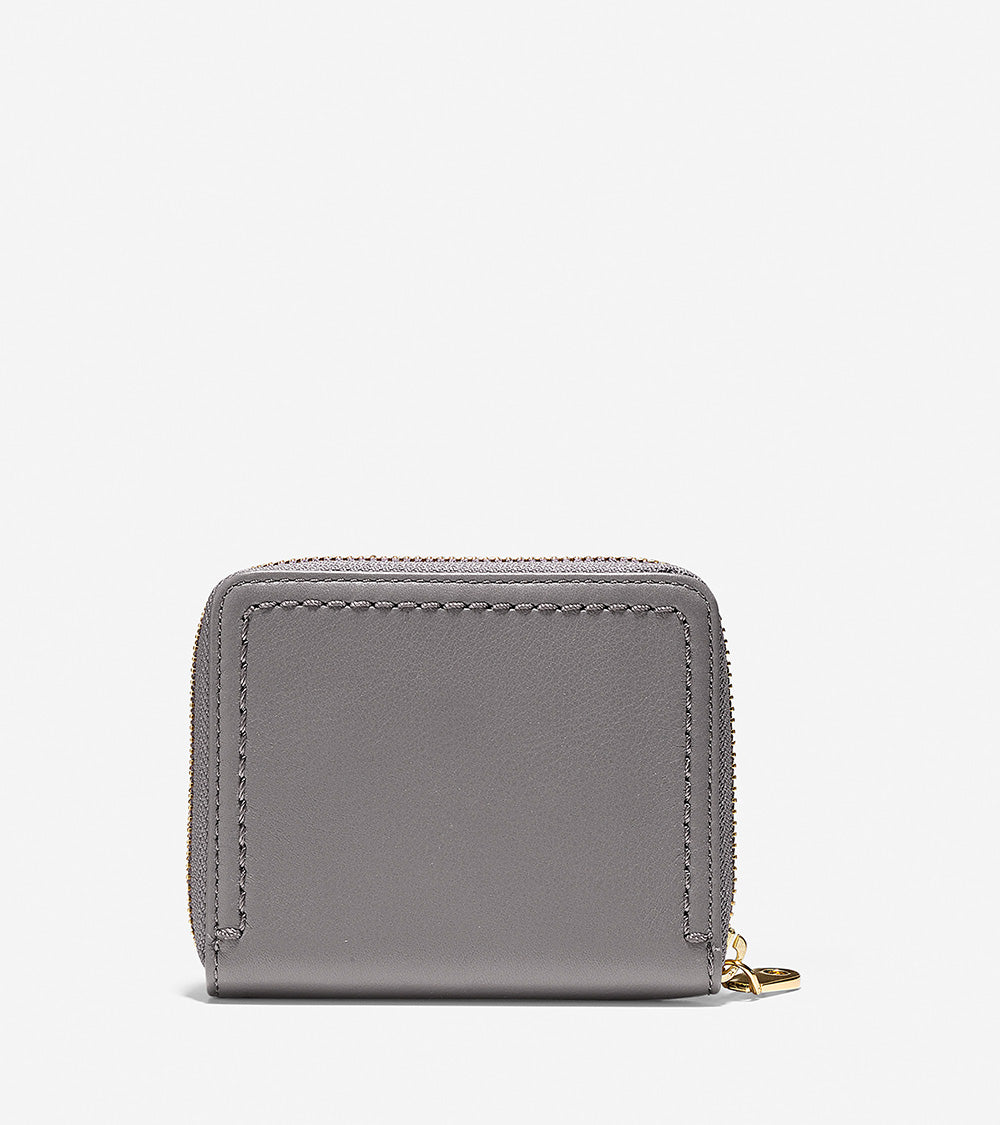 ColeHaan-Benson Small Zip Wallet-u02555-Gray