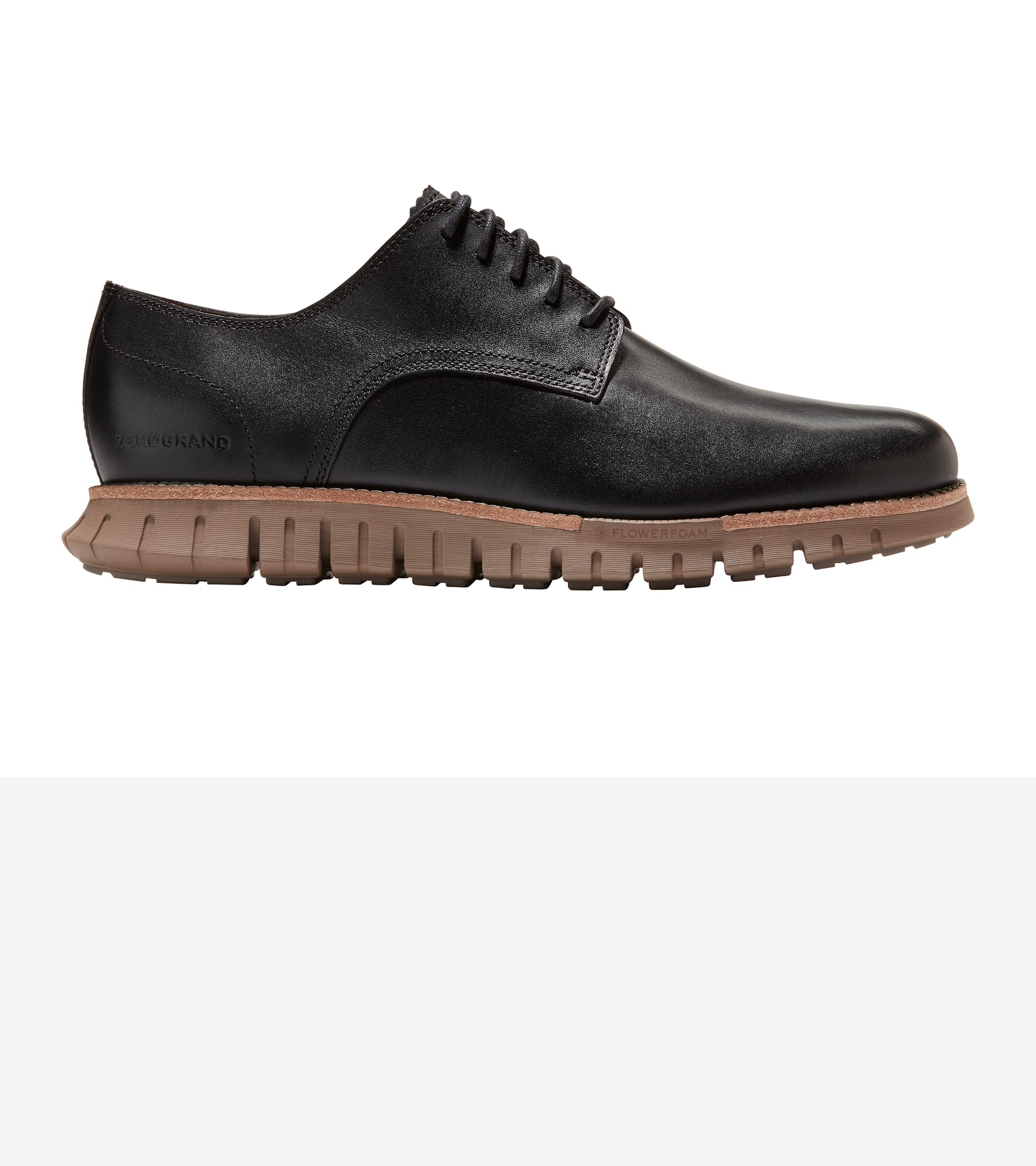 Cole Haan Zg Reastered Oxford con Puntera Lisa para Hobre, Negro/café