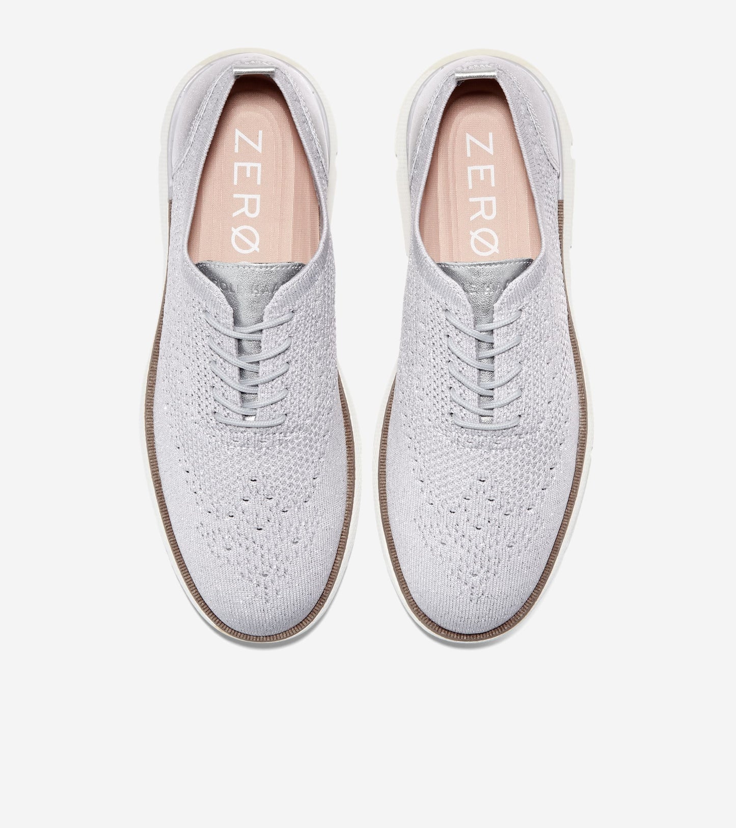 W28830:MICROCHIP/SILVER METALLIC KNIT/OPTIC WHITE