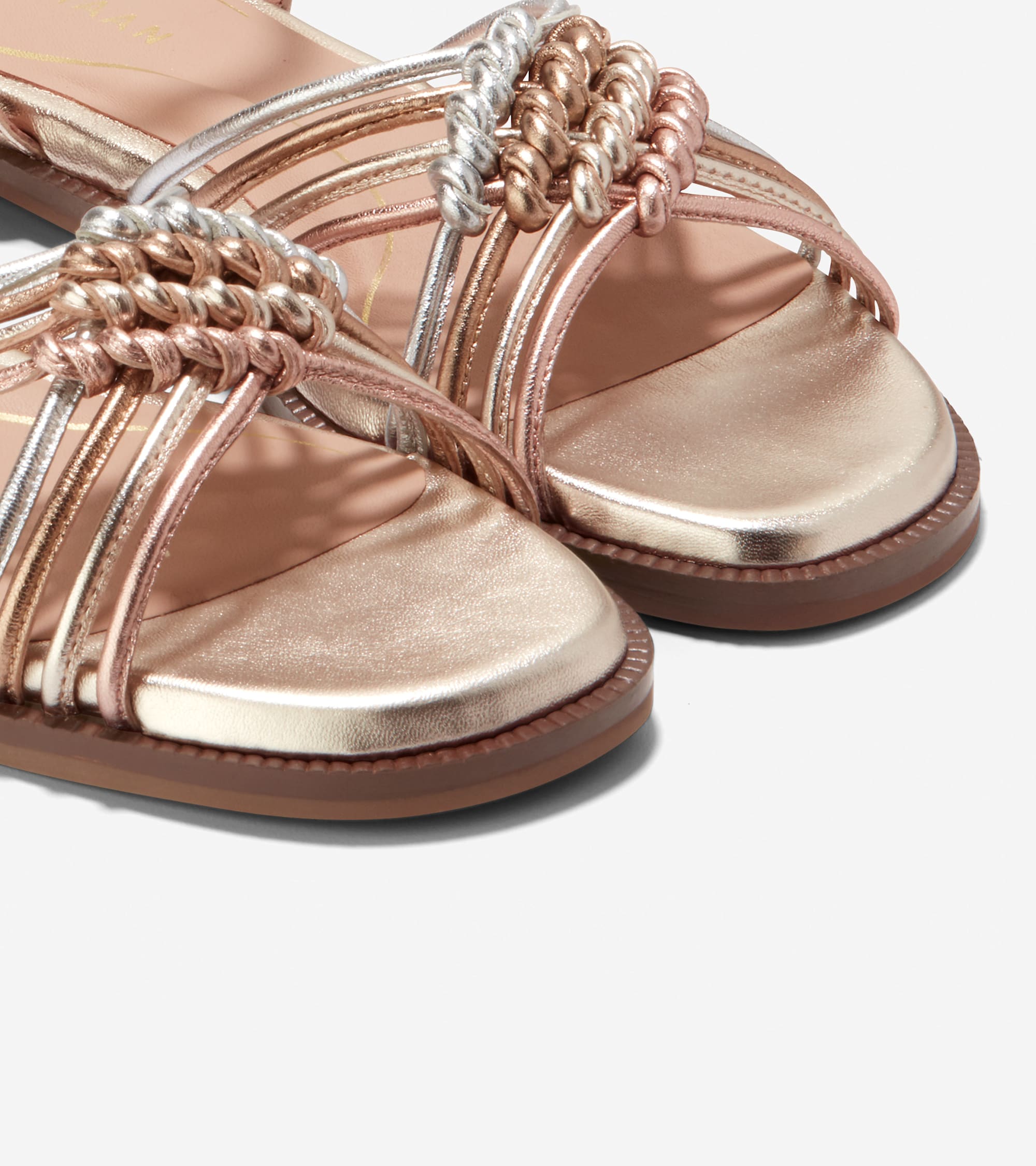 Cole haan rose gold sandals online