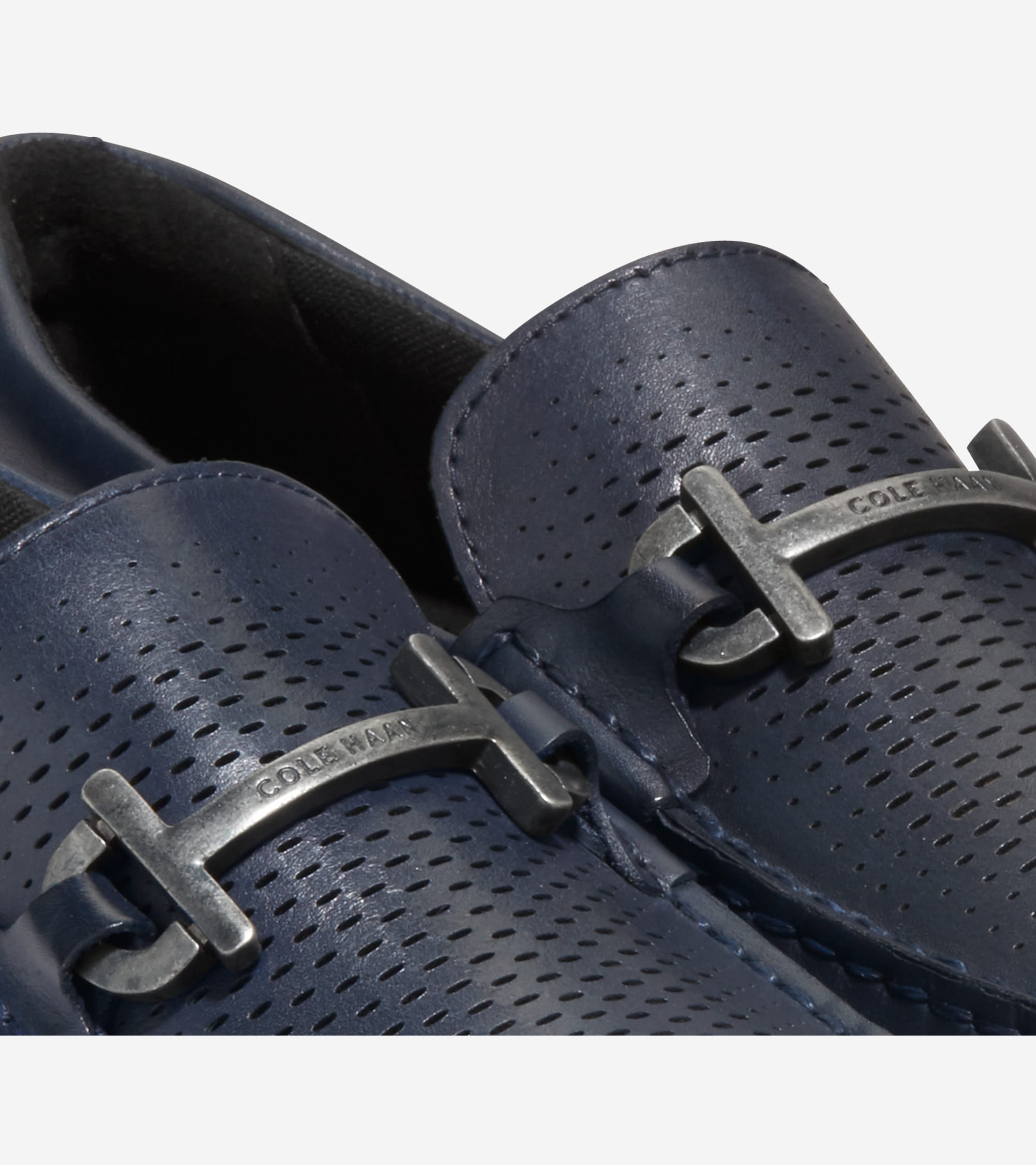 Cole haan navy blue loafers on sale