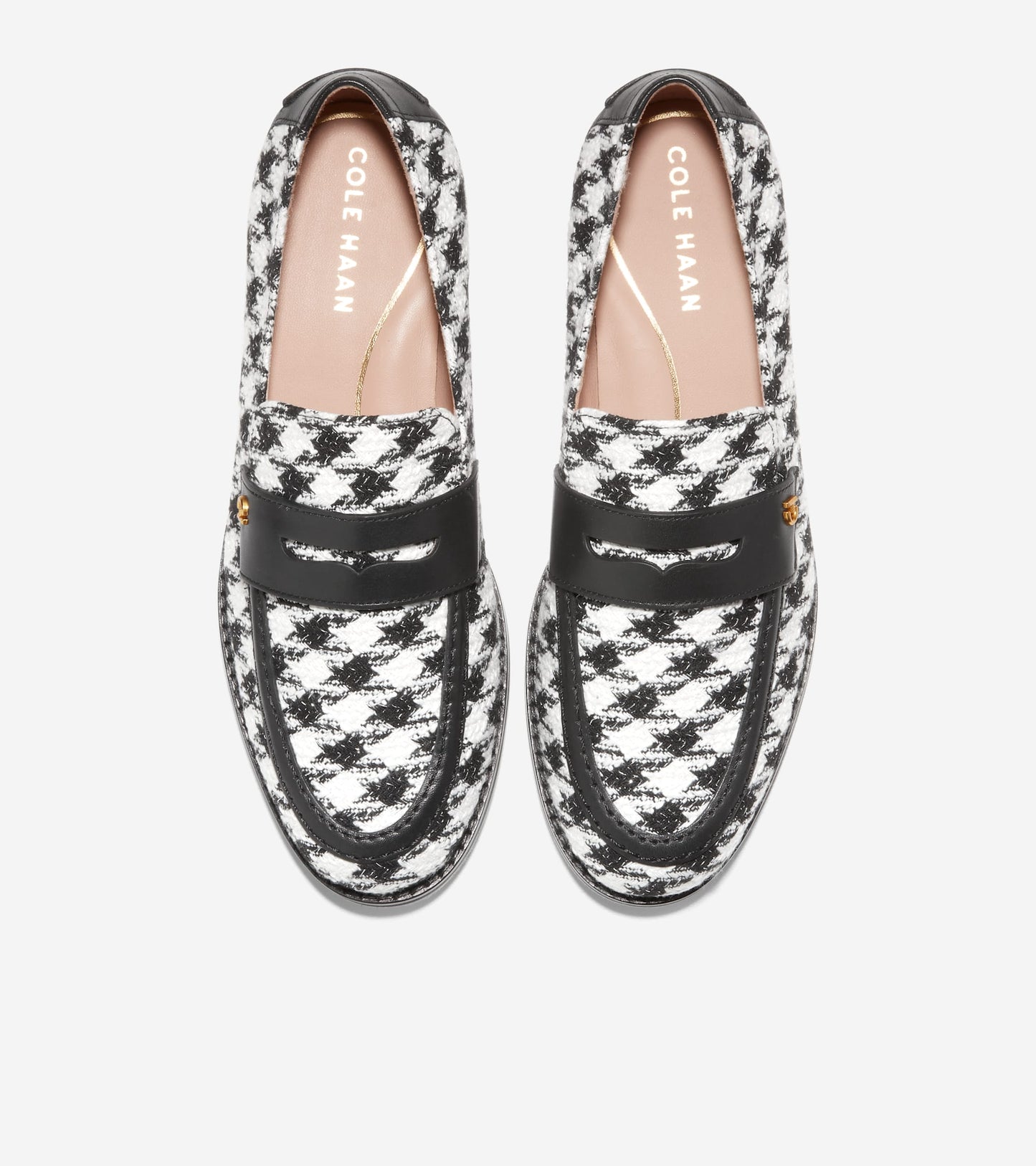 W28660:METALLIC HOUNDSTOOTH TEXTILE