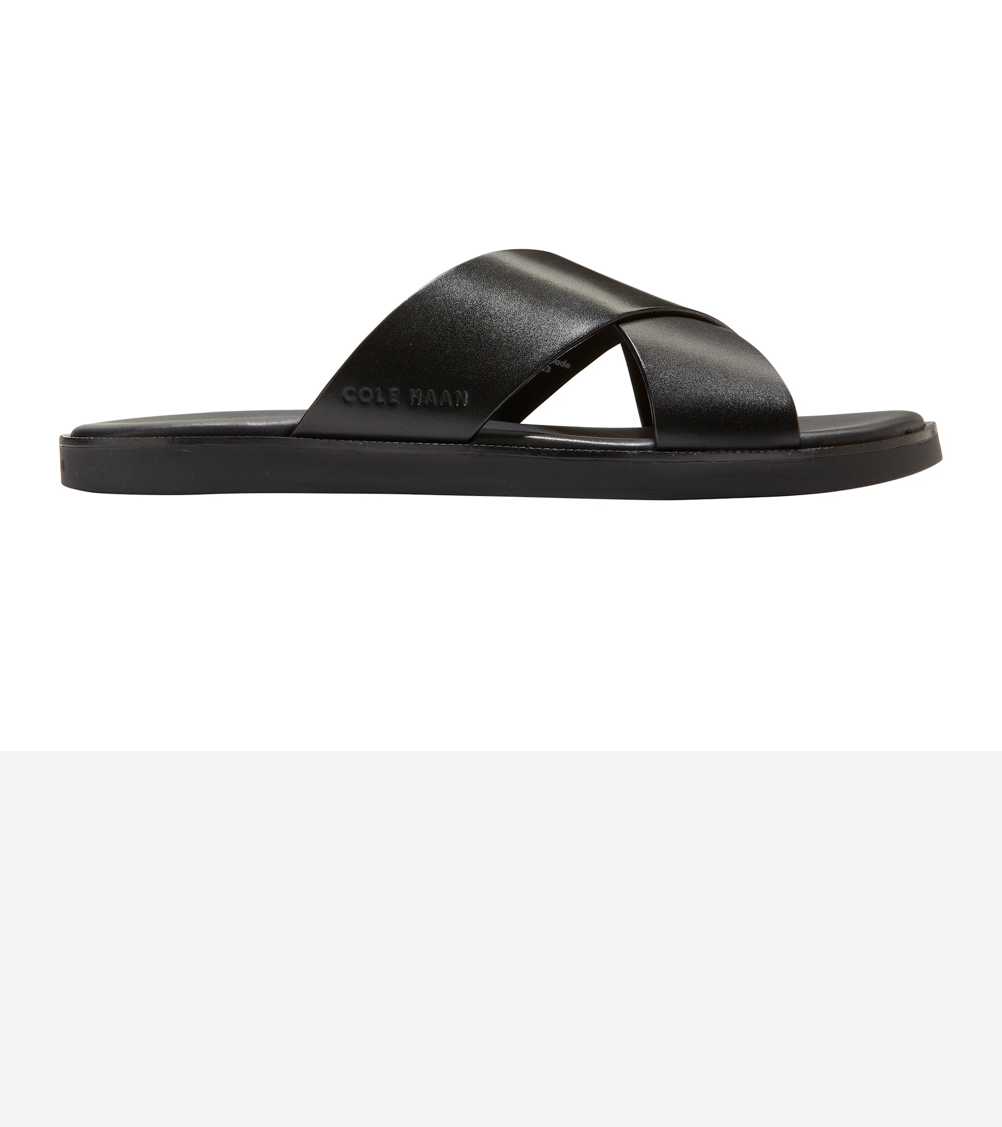 Cole haan men's sandals black on sale