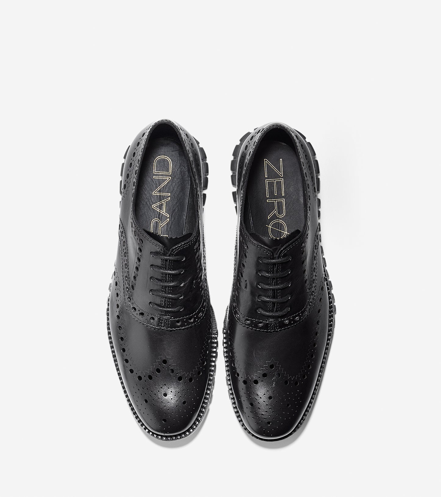 ColeHaan-ZERØGRAND Wingtip Oxford-c14026-Black-Black