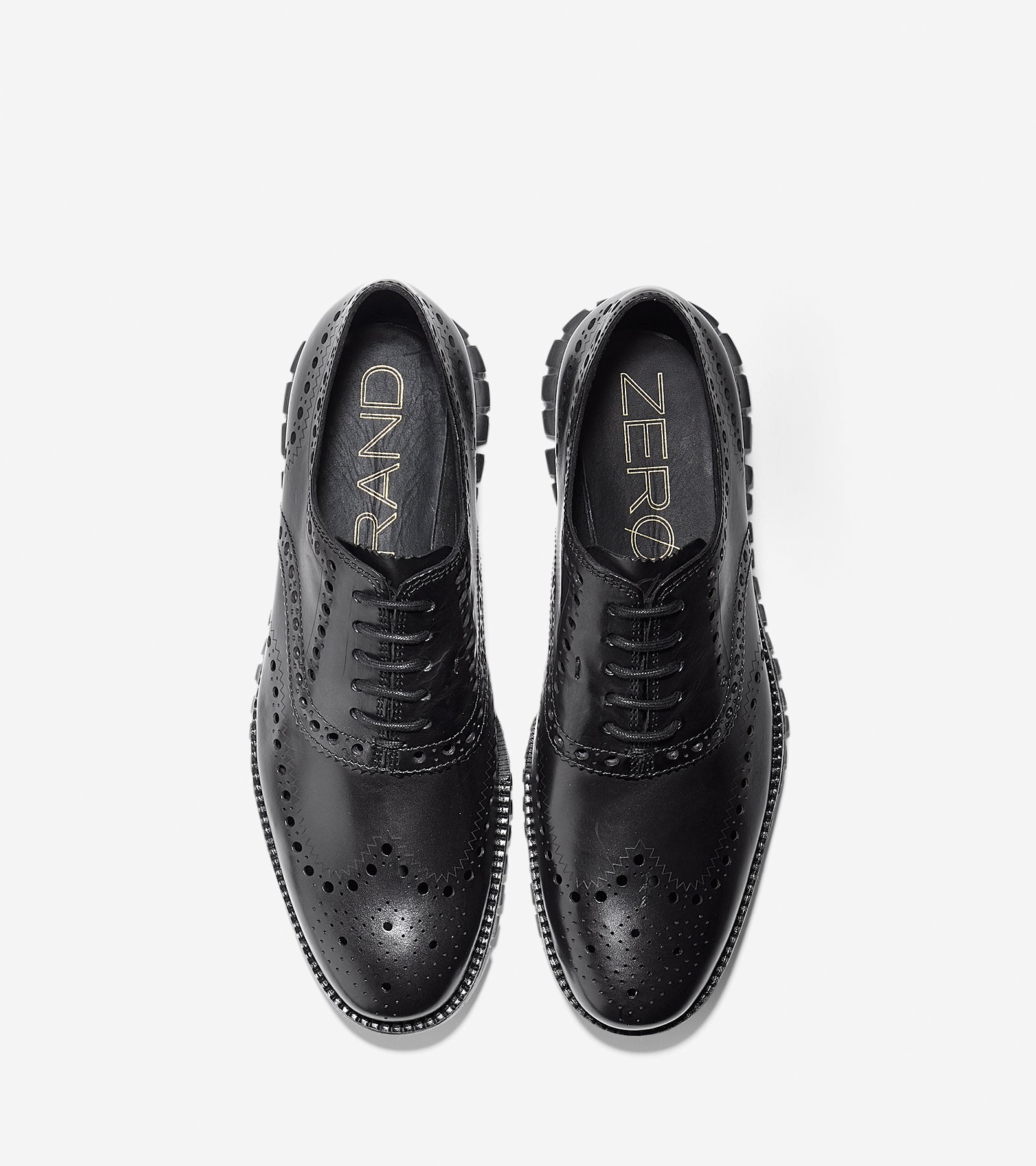 ColeHaan-ZERØGRAND Wingtip Oxford-c14026-Black-Black