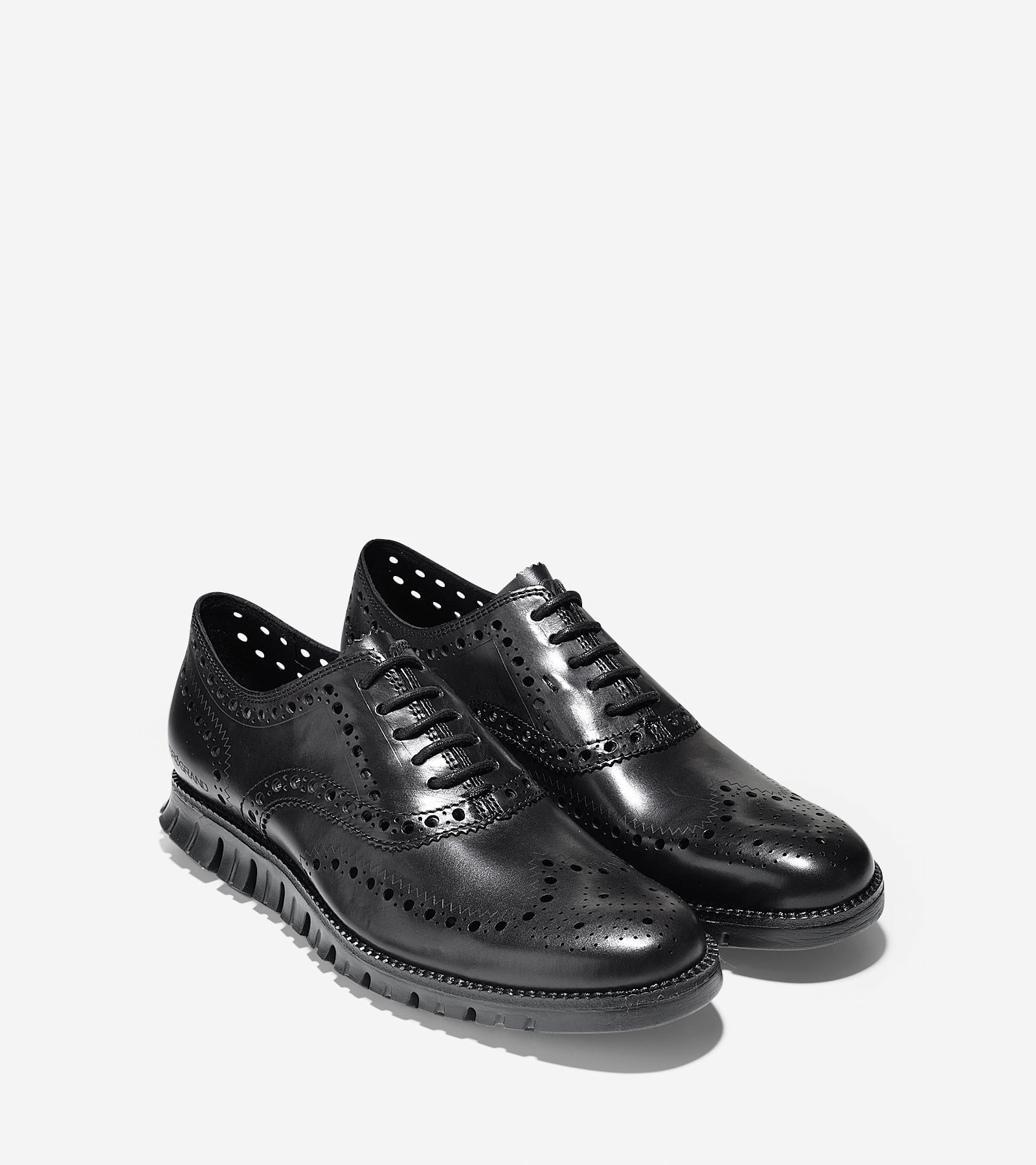 ColeHaan-ZERØGRAND Wingtip Oxford-c14026-Black-Black