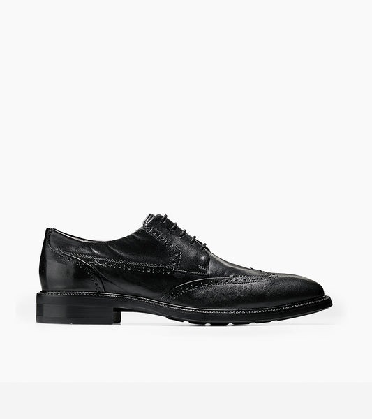 ColeHaan-Warren Wingtip Oxford-c20321-Black