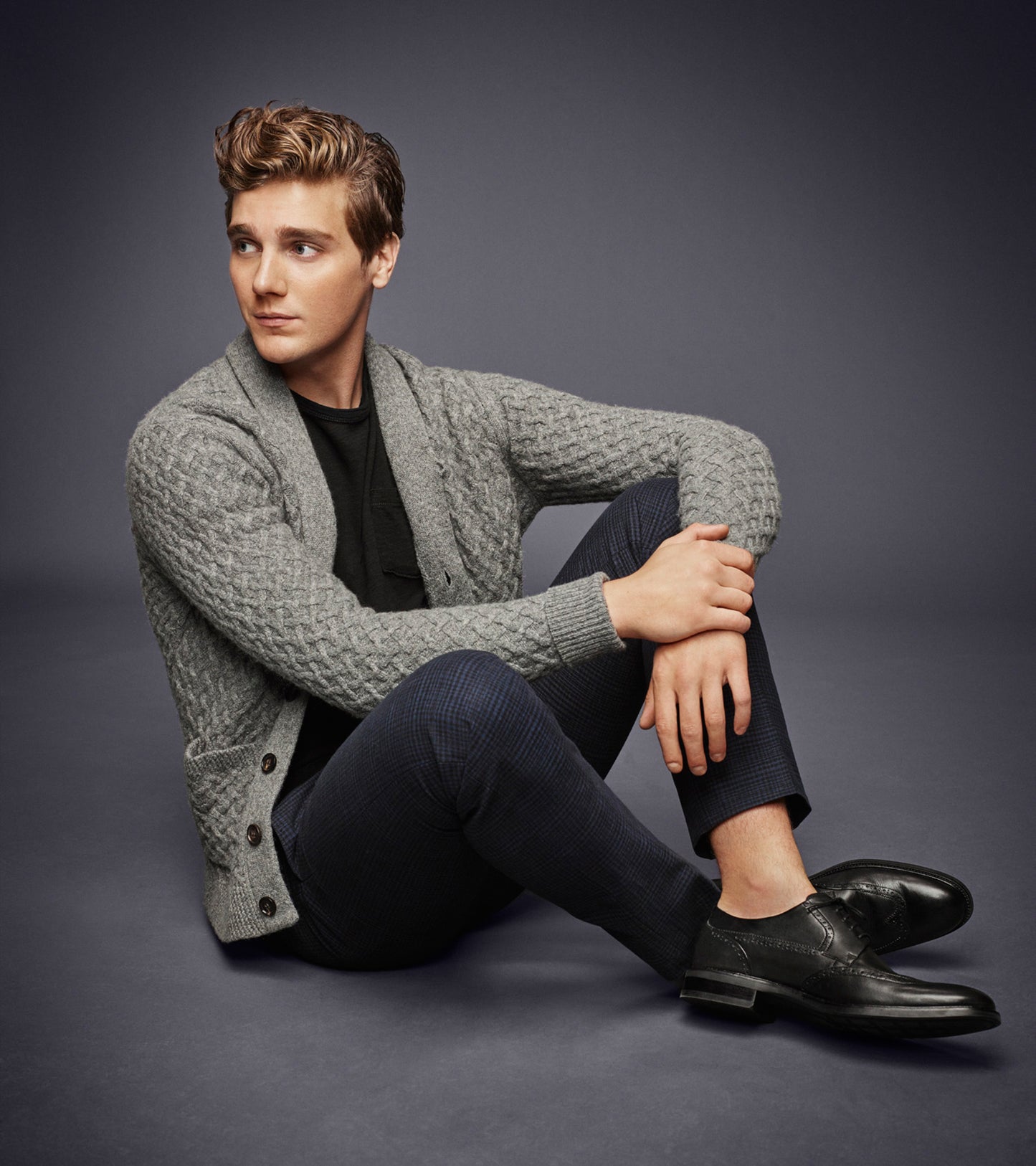 ColeHaan-Warren Wingtip Oxford-c20321-Black