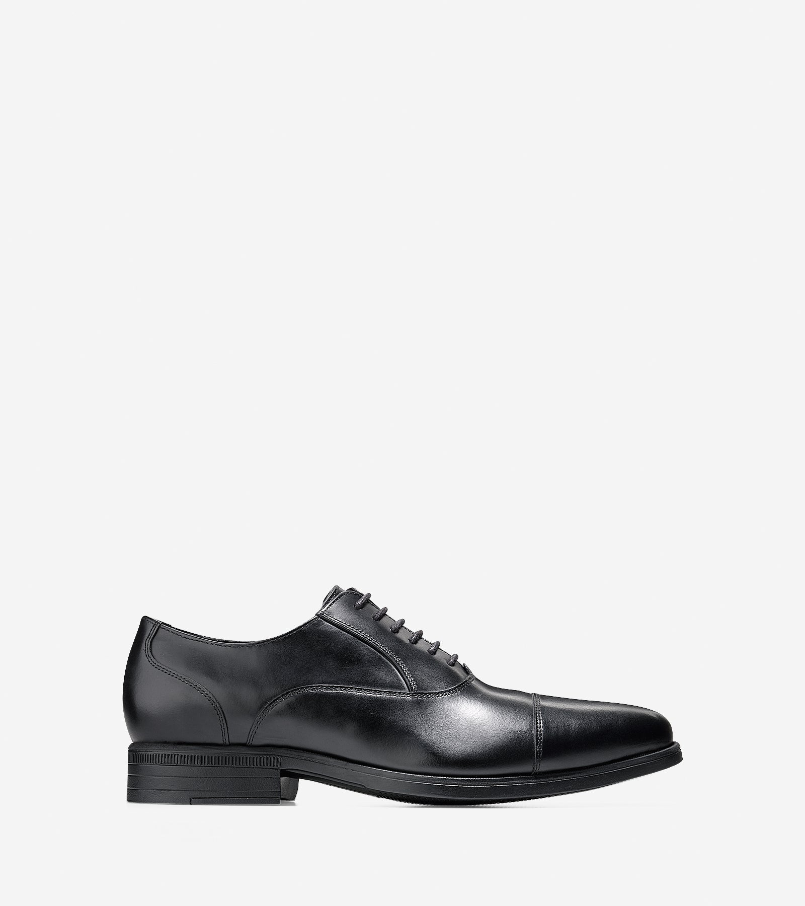 ColeHaan-Madison Waterproof Cap Toe Oxford-c20408-Black Waterproof