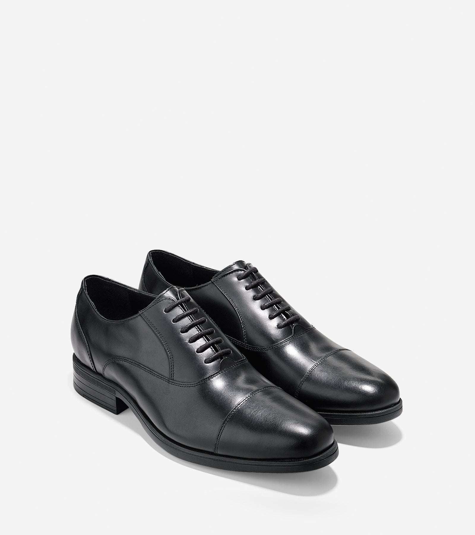 ColeHaan-Madison Waterproof Cap Toe Oxford-c20408-Black Waterproof