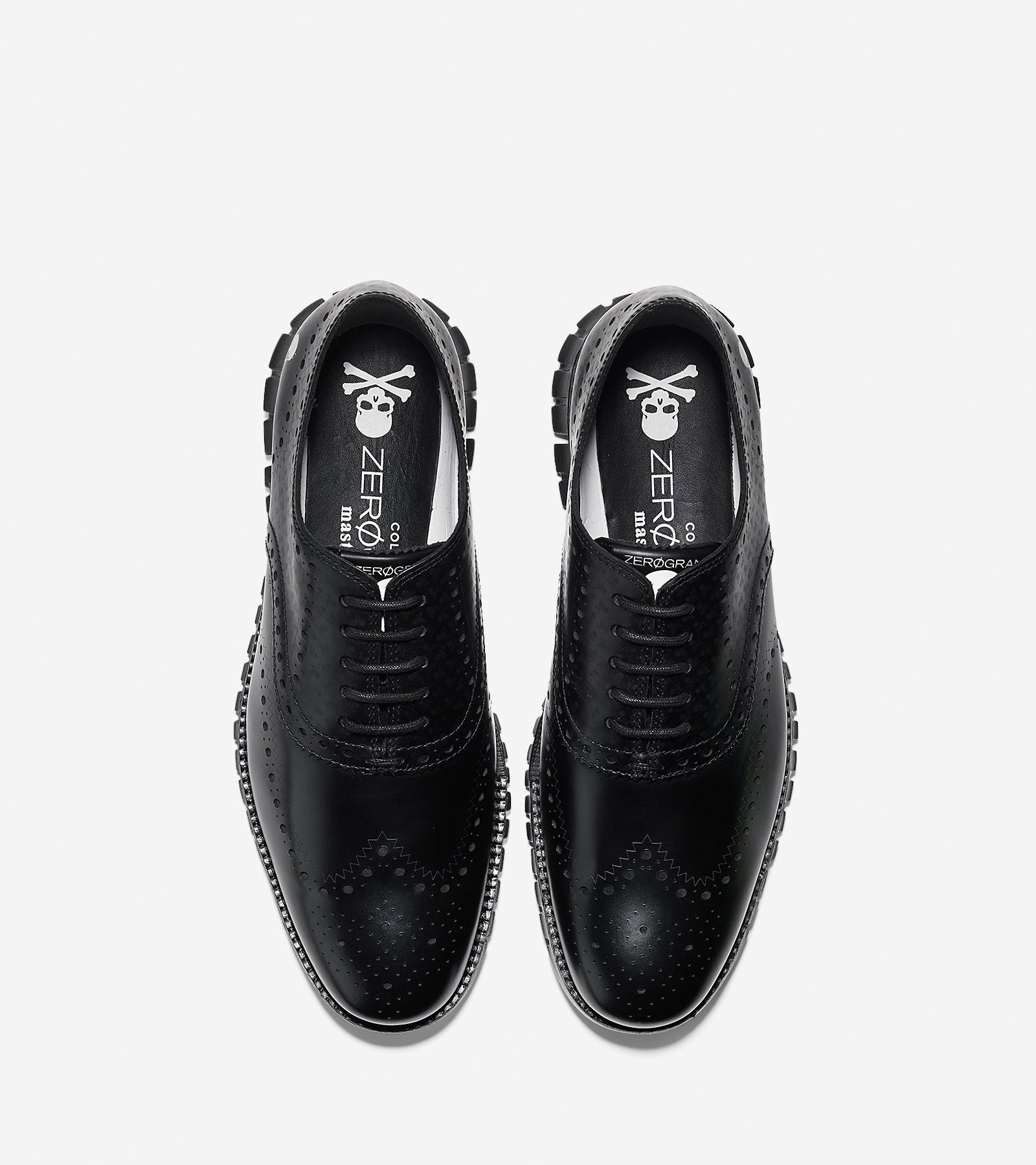 ColeHaan-ZERØGRAND Mastermind Wingtip Oxford-c22081-Black Skull Print