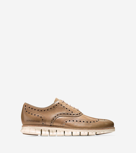 ColeHaan-ZERØGRAND Wingtip Oxford-c22386-Sand Dollar