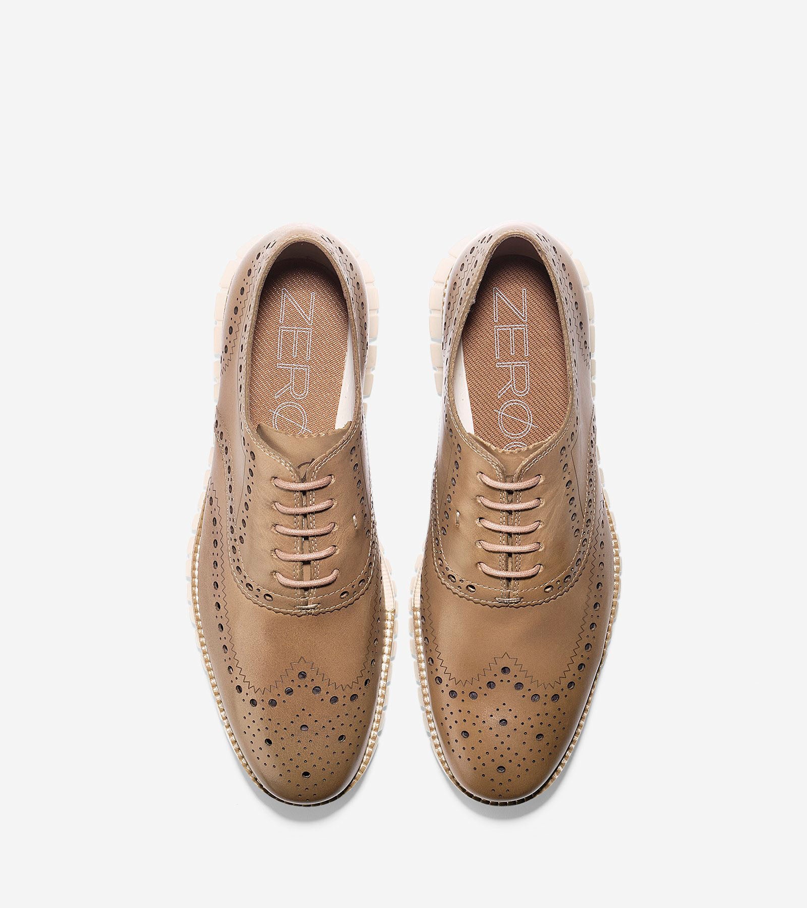 ColeHaan-ZERØGRAND Wingtip Oxford-c22386-Sand Dollar