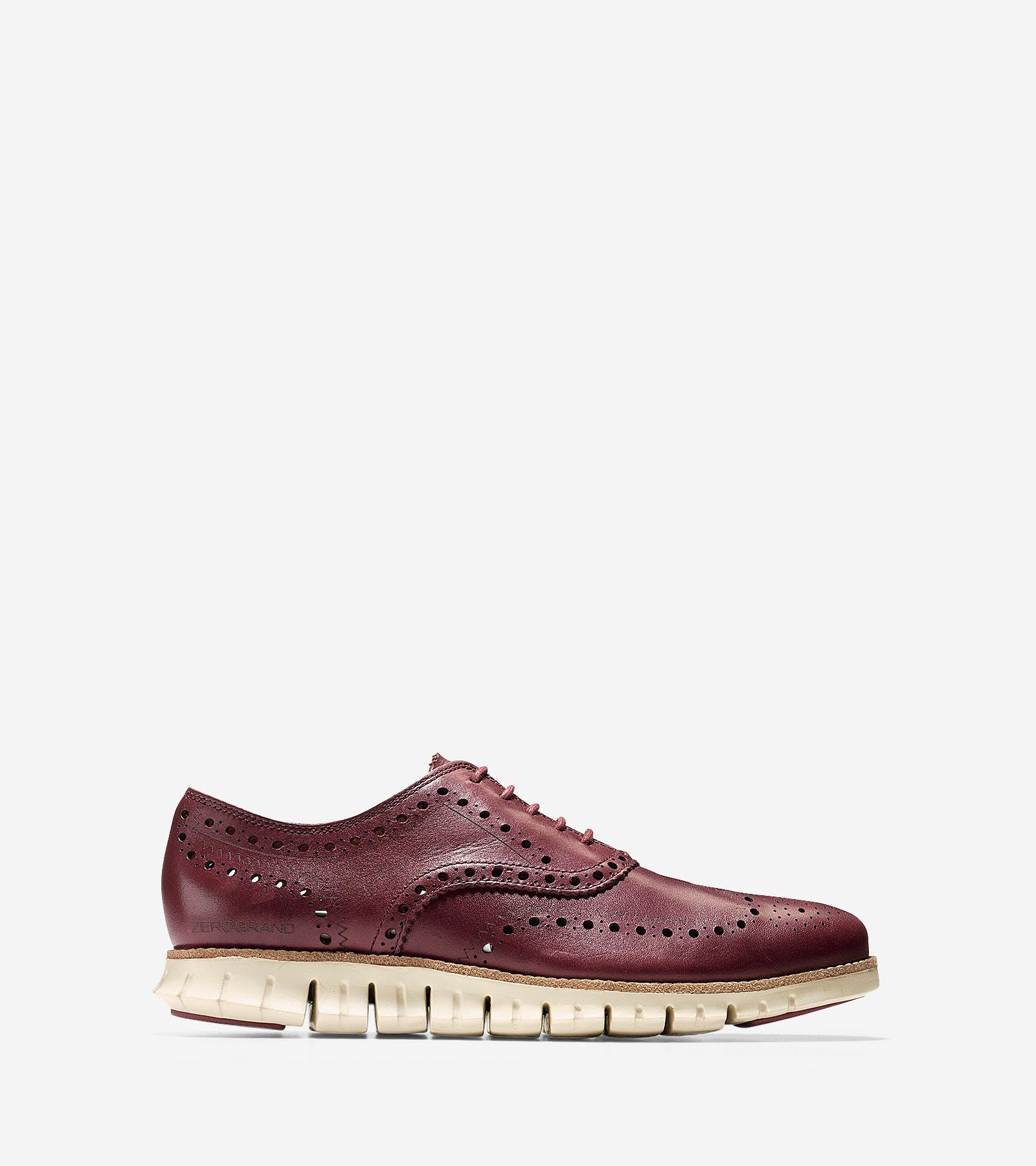 ColeHaan-ZERØGRAND Wingtip Oxford-c22472-Burgundy-ivory