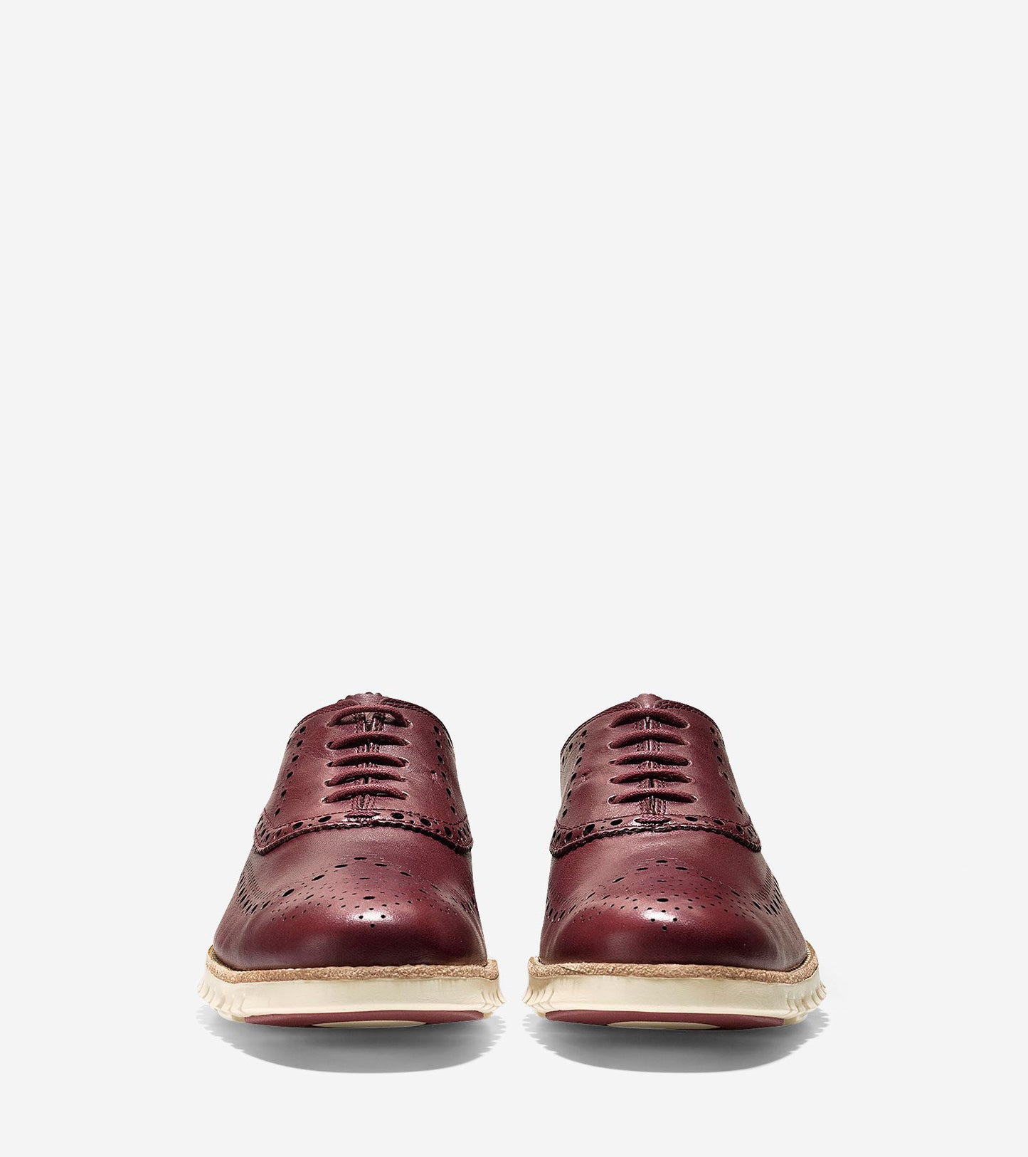 ColeHaan-ZERØGRAND Wingtip Oxford-c22472-Burgundy-ivory