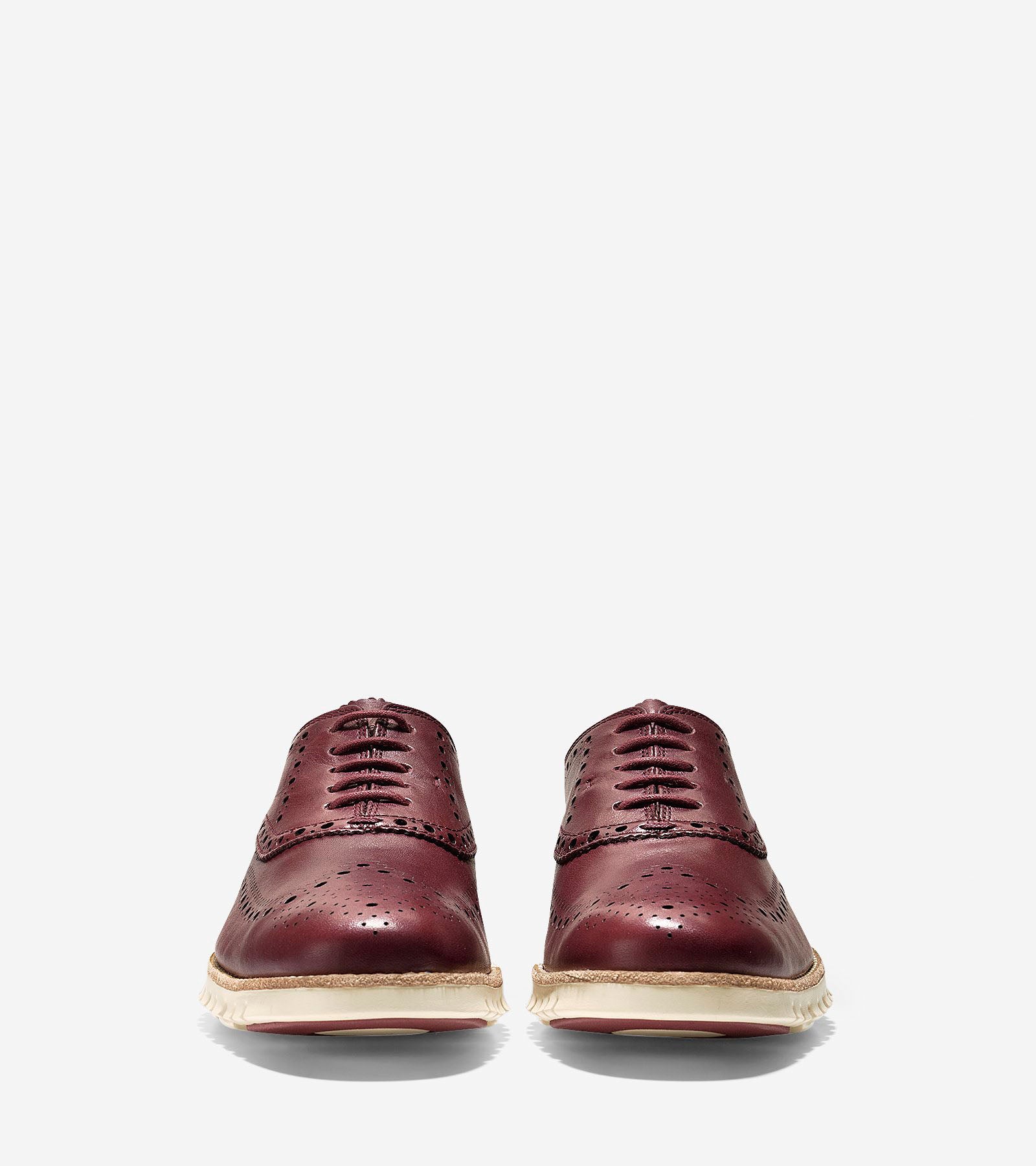 ColeHaan-ZERØGRAND Wingtip Oxford-c22472-Burgundy-ivory