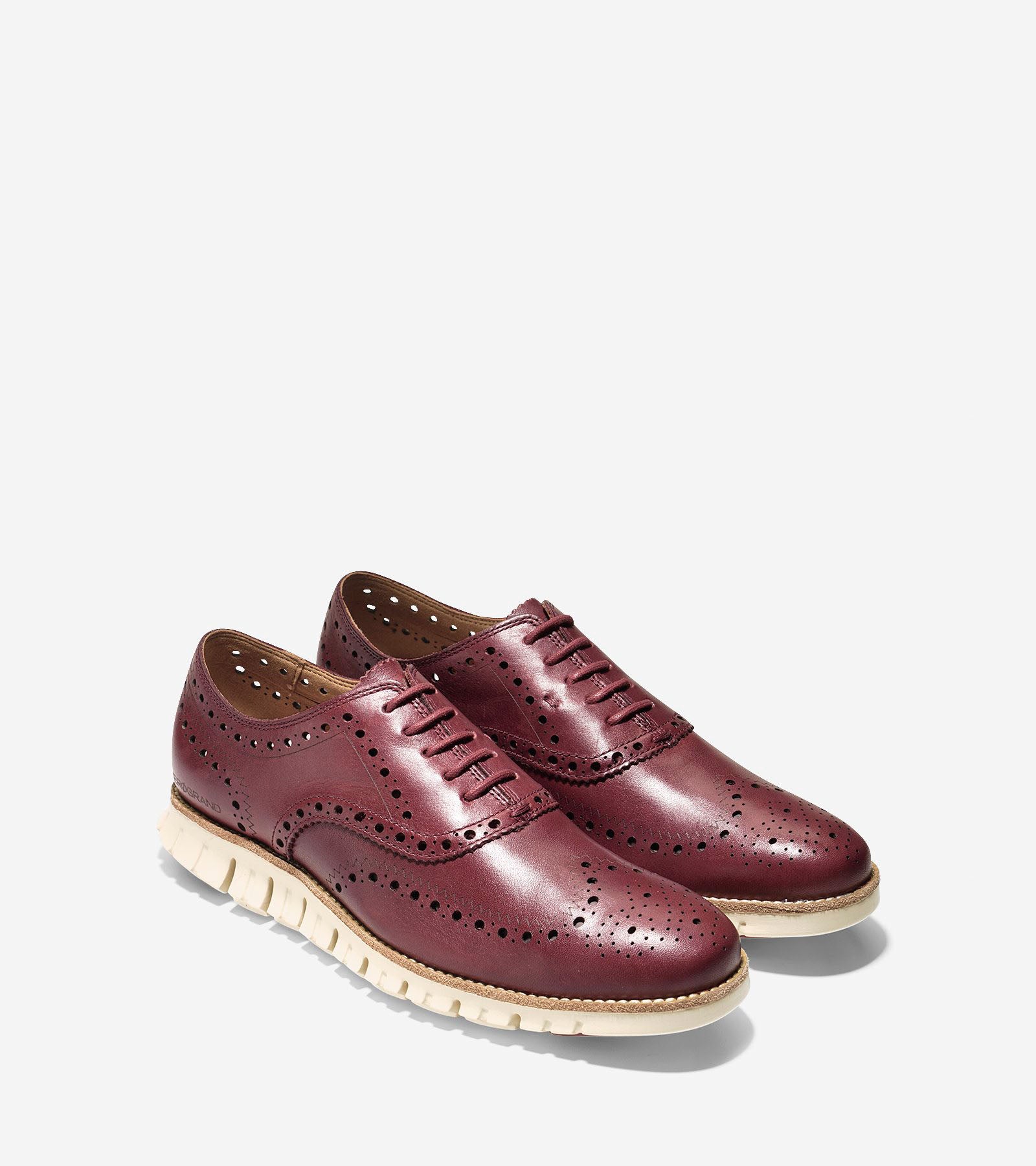 ColeHaan-ZERØGRAND Wingtip Oxford-c22472-Burgundy-ivory