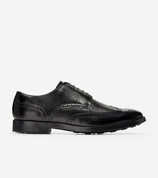 ColeHaan-Jefferson Grand Wingtip Oxford-c23793-Black