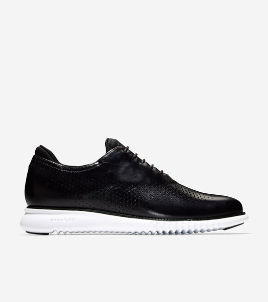 ColeHaan-2.ZERØGRAND Lined Laser Wingtip Oxford-c23810-Black Leather