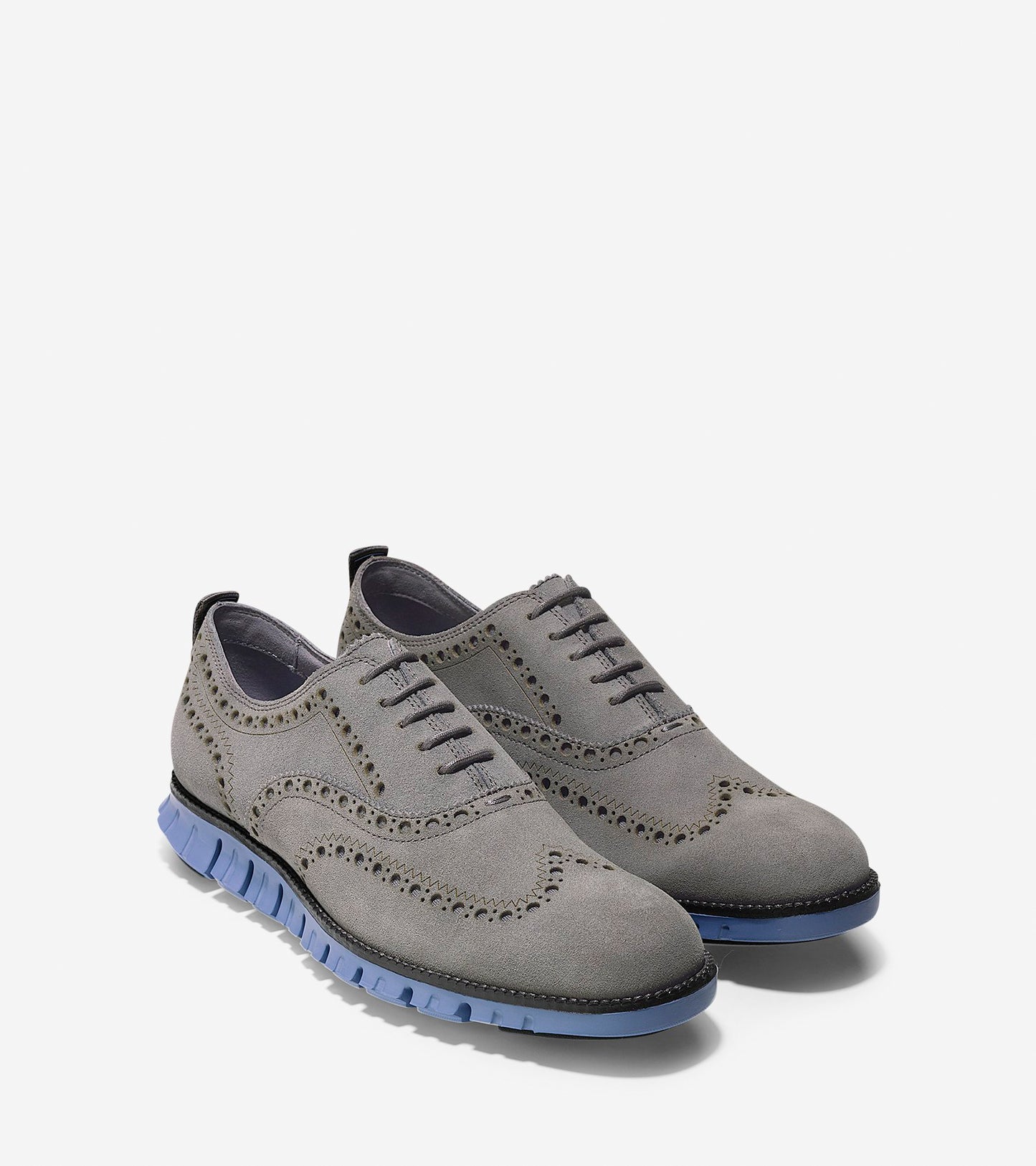 ColeHaan-ZERØGRAND Wingtip Oxford-c23827-Castlerock Suede-cornwall Blue