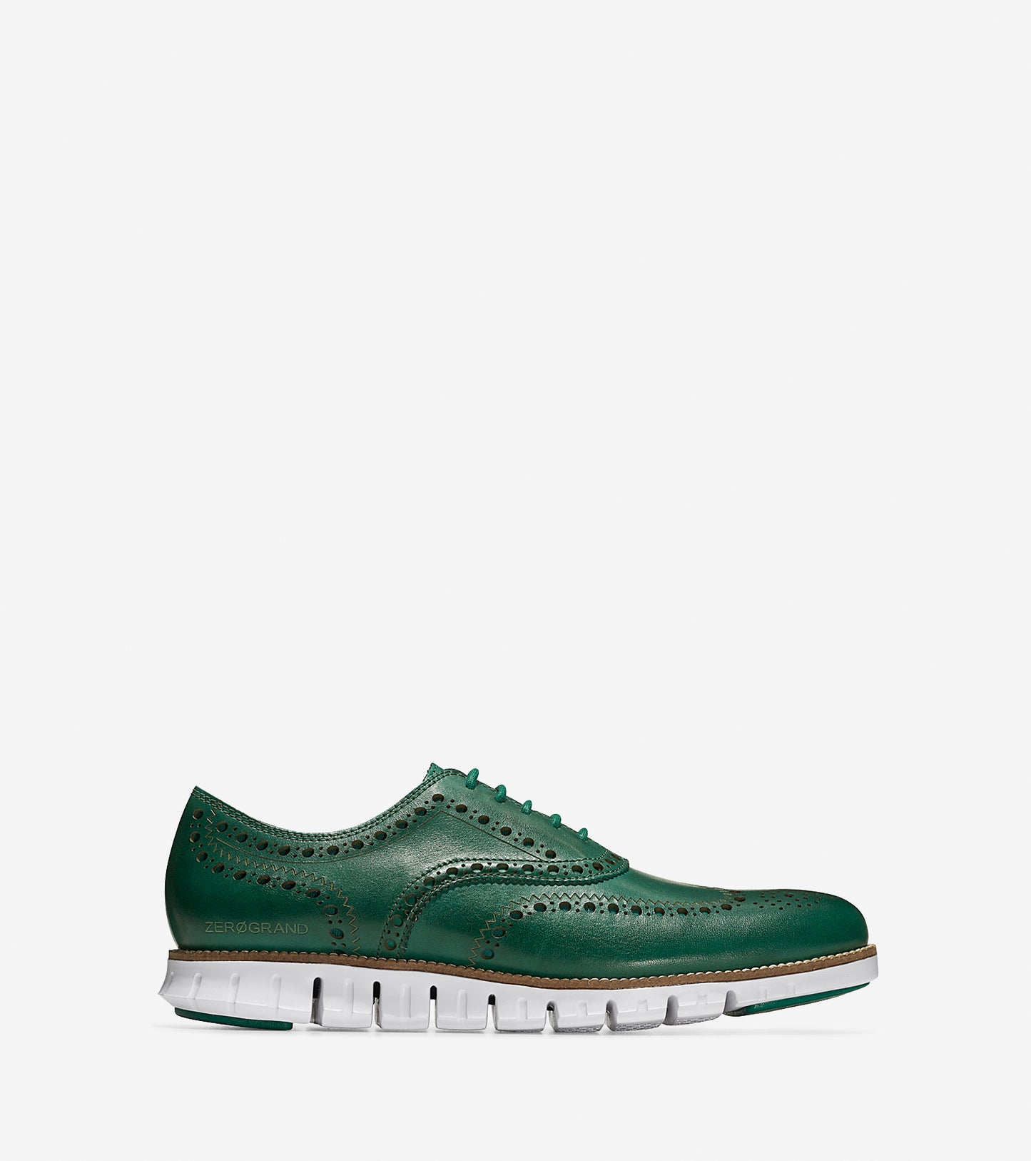 ColeHaan-ZERØGRAND Wingtip Oxford-c24114-Evergreen Leather-white