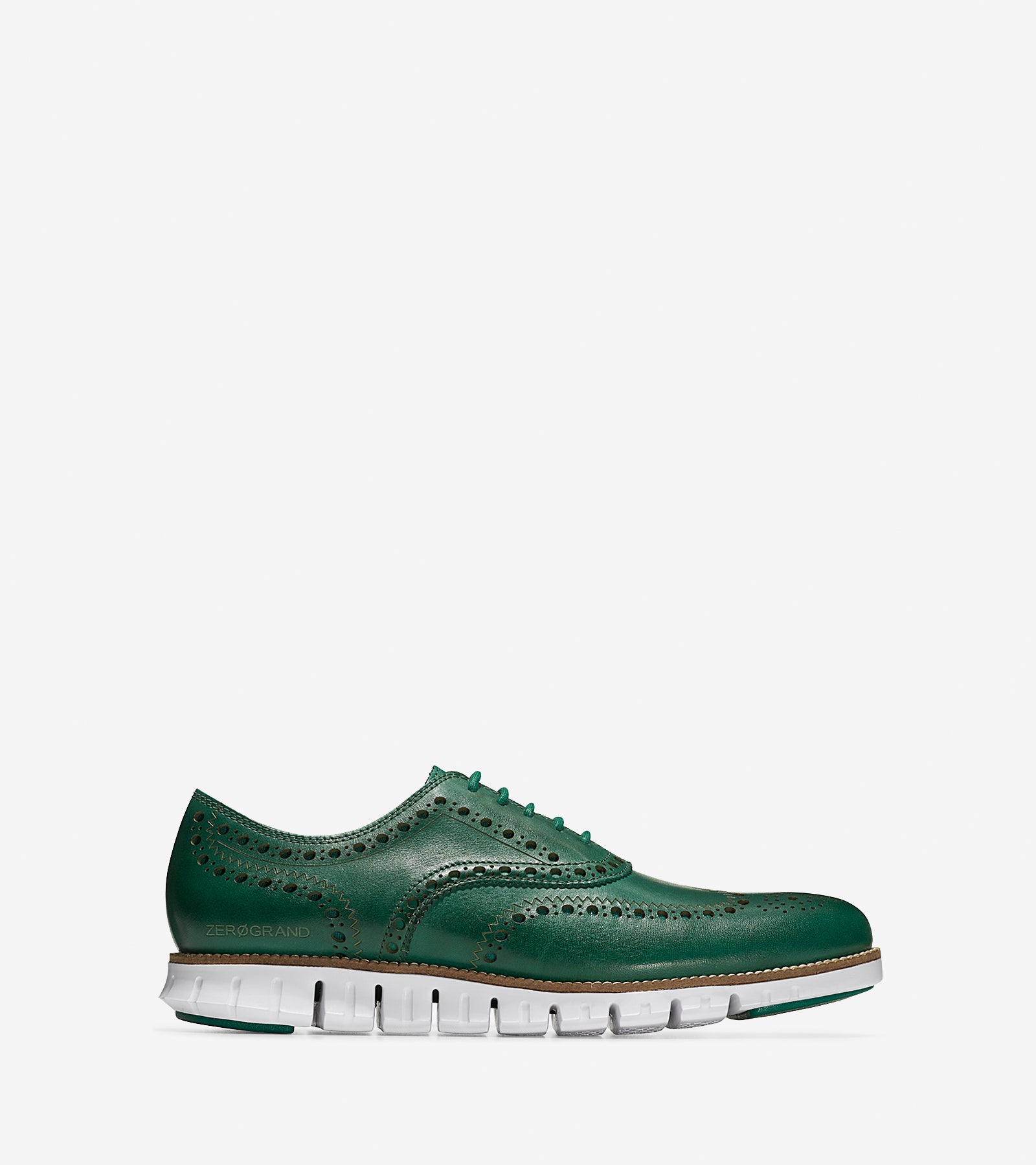 ColeHaan-ZERØGRAND Wingtip Oxford-c24114-Evergreen Leather-white