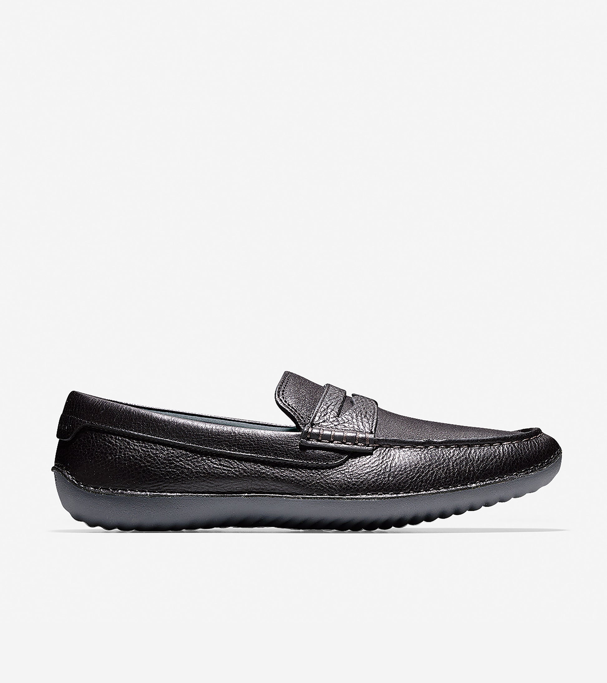ColeHaan-MotøGrand Penny Driving Shoe-c24575-Black Leather
