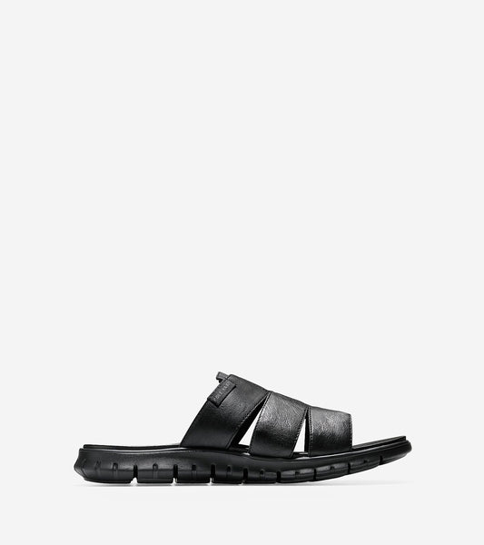 ColeHaan-ZERØGRAND 3 Strap Slide Sandal-c24935-Black-Black