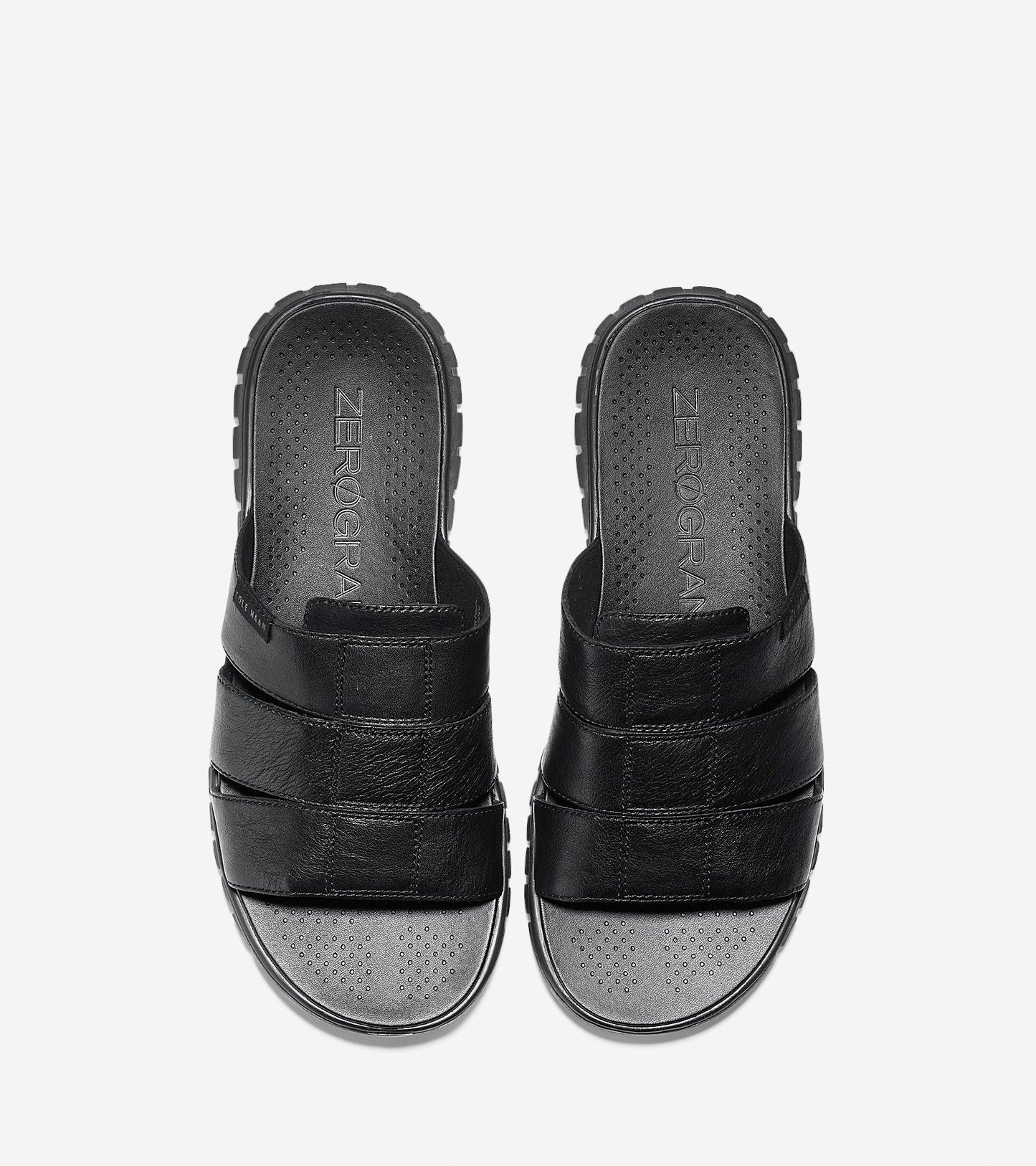 ColeHaan-ZERØGRAND 3 Strap Slide Sandal-c24935-Black-Black