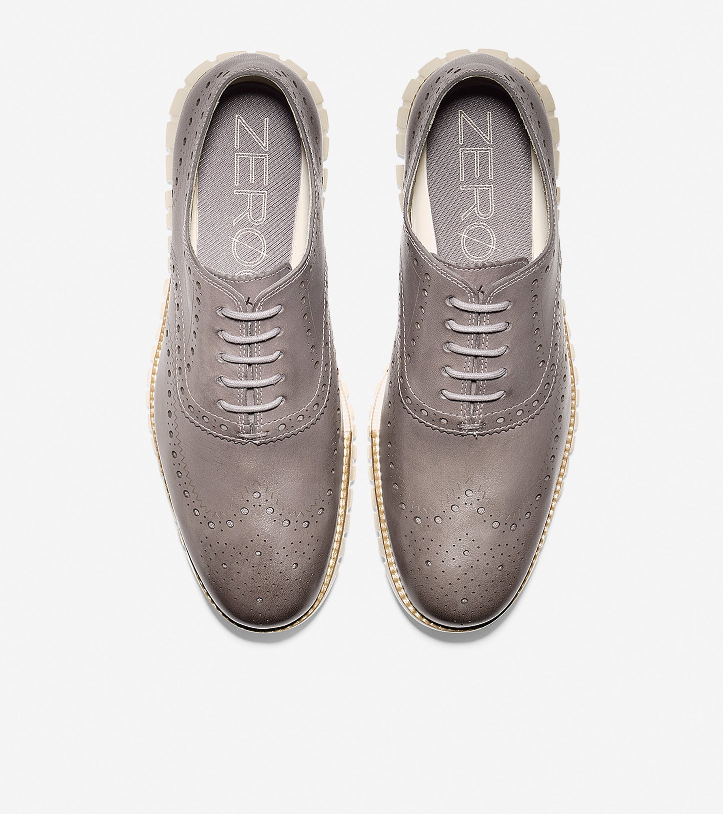 ColeHaan-ZERØGRAND Wingtip Oxford-c25007-Ironstone Leather-ivory