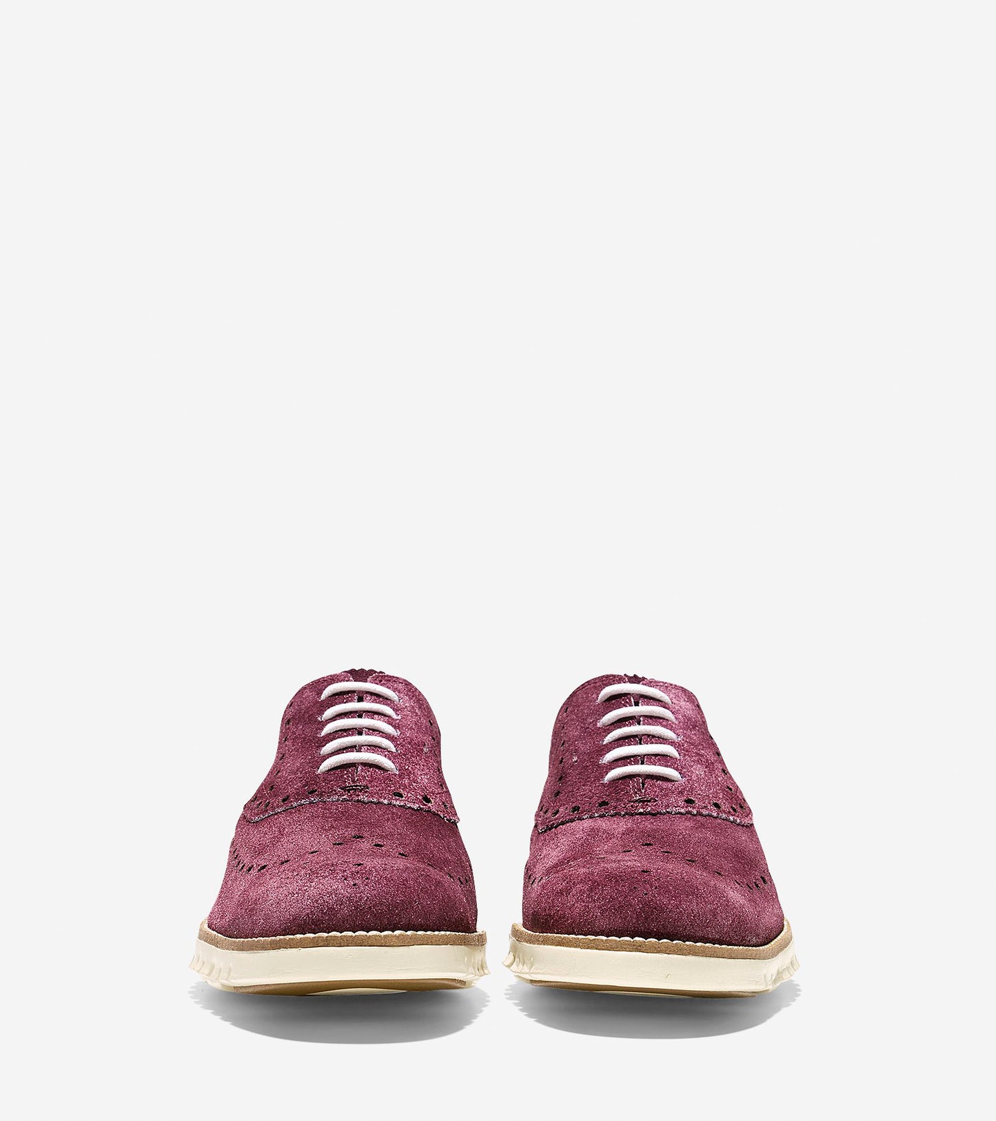 ColeHaan-ZERØGRAND Wingtip Oxford-c25027-Berry Suede