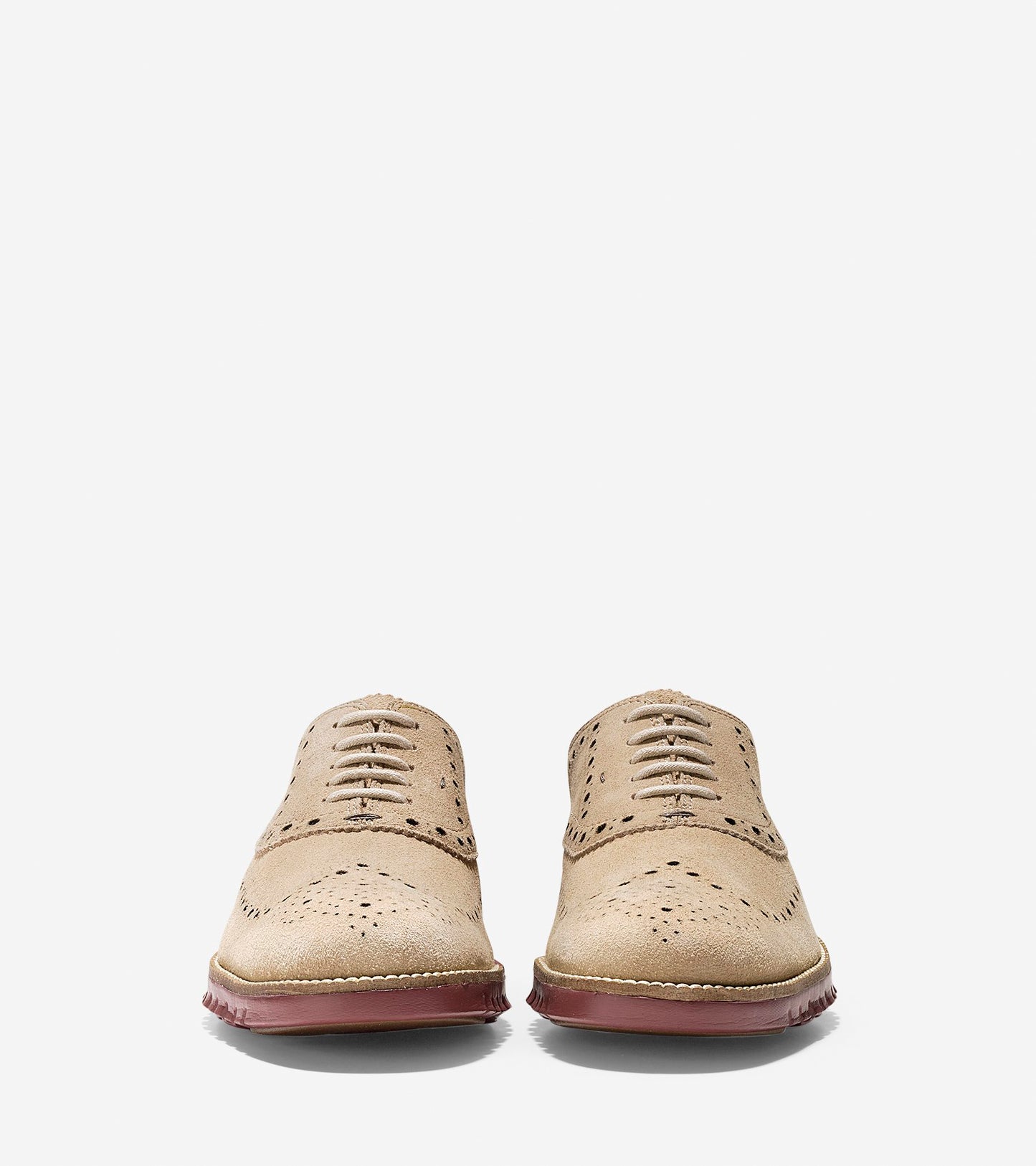 ColeHaan-ZERØGRAND Wingtip Oxford-c25292-Barley Suede-madras Lining