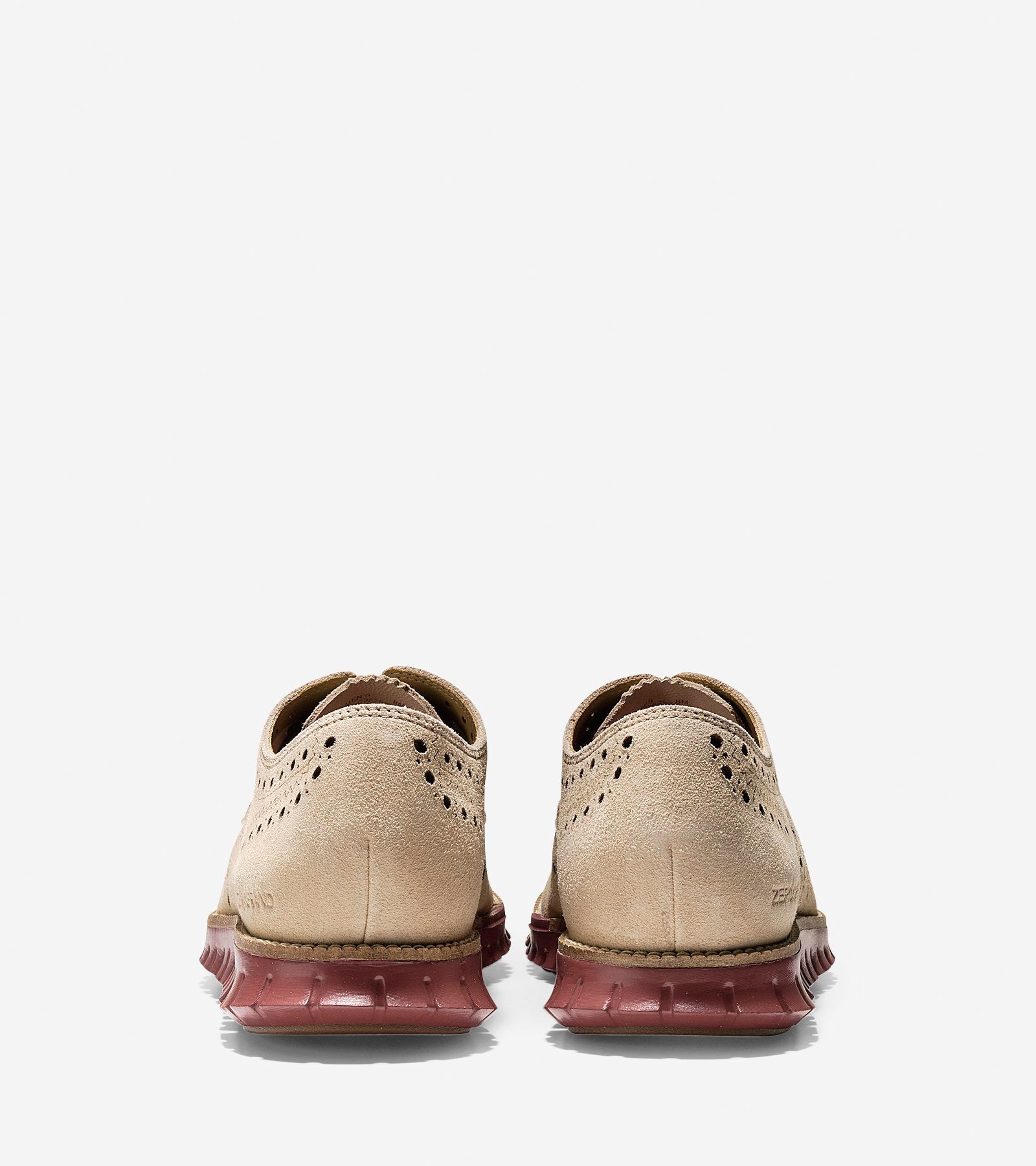 ColeHaan-ZERØGRAND Wingtip Oxford-c25292-Barley Suede-madras Lining