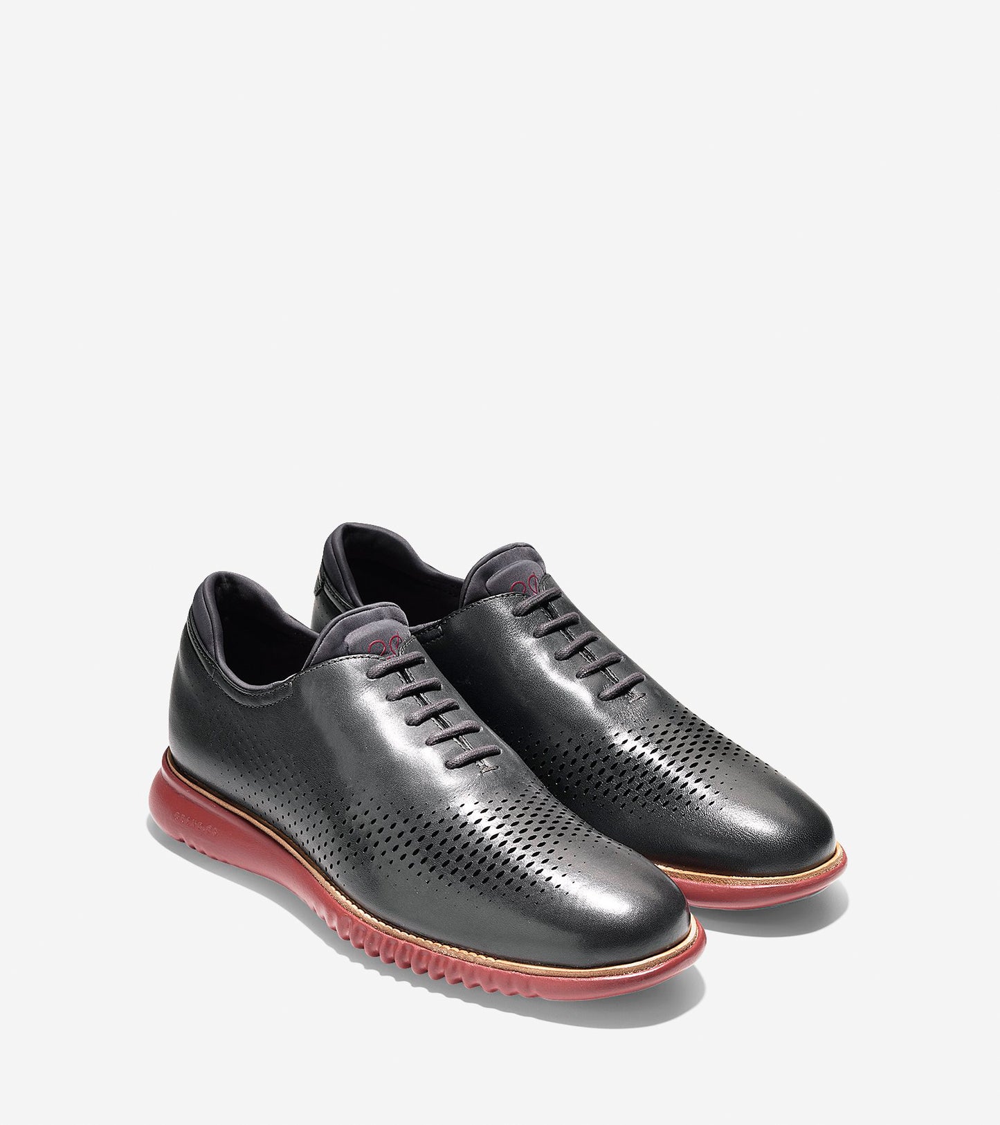 ColeHaan-2.ZERØGRAND Lined Laser Wingtip Oxford-c25568-Gray Pinstripe-sun Dried Tomato