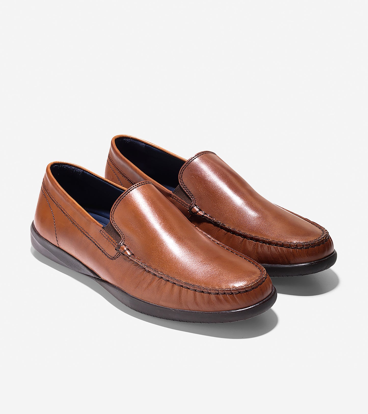 ColeHaan-Lovell Two-Gore Loafer-c26042-British Tan Leather