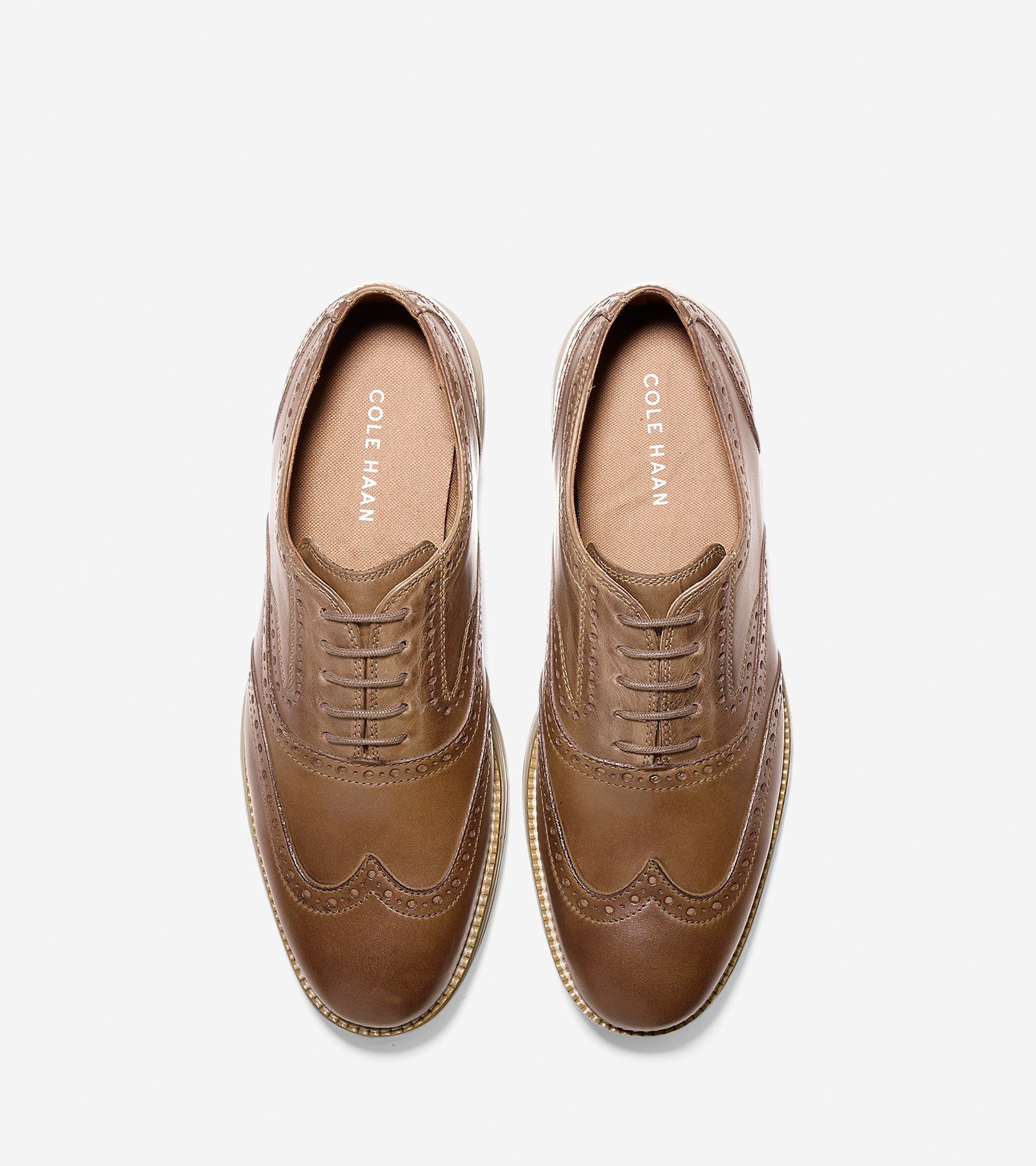 ColeHaan-ØriginalGrand Short Wingtip Oxford-c26171-Morel-cobblestone