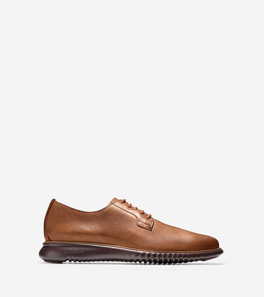 ColeHaan-2.ZERØGRAND Plain Toe Oxford-c26219-Woodbury Leather-dark Roast