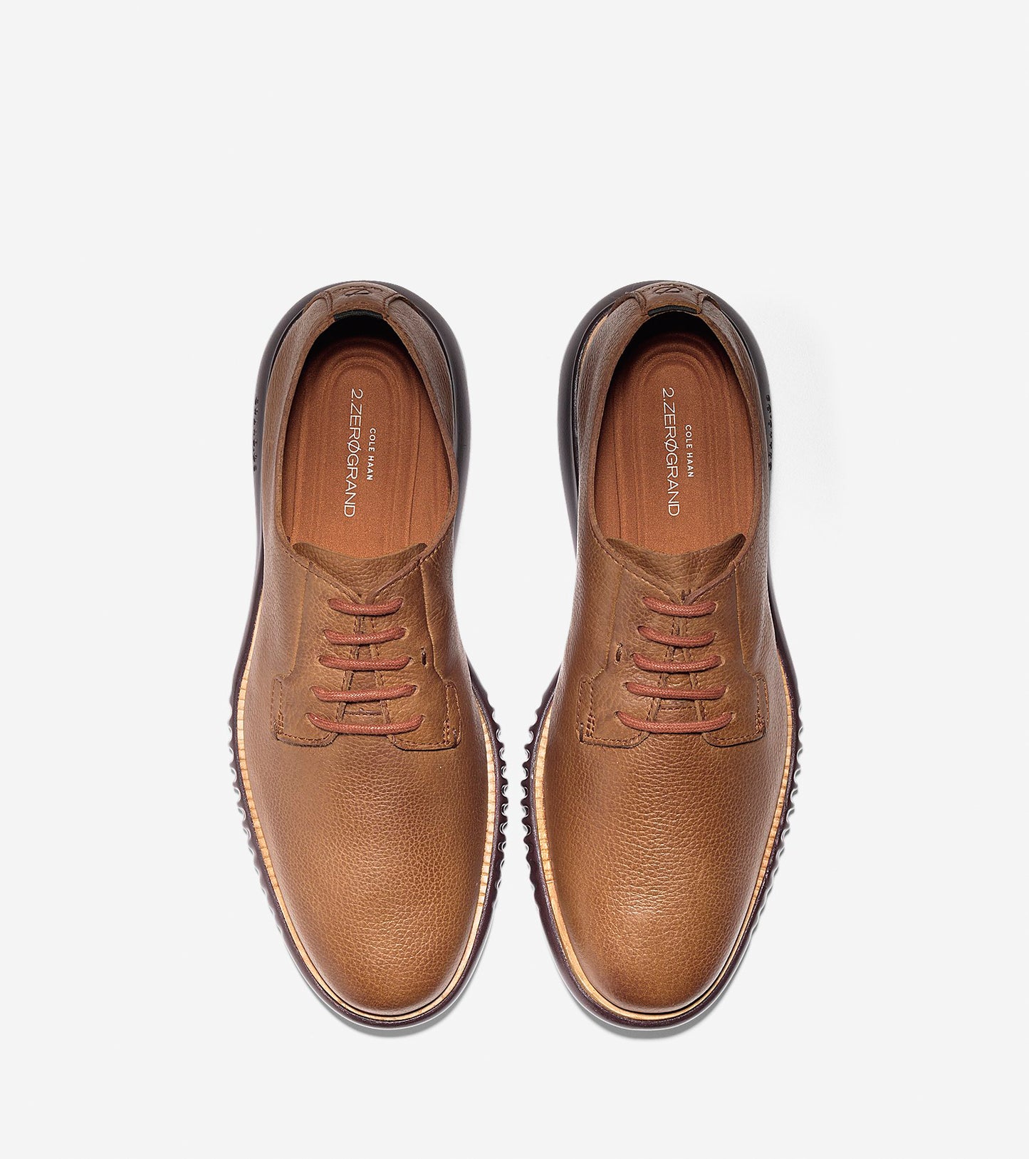 ColeHaan-2.ZERØGRAND Plain Toe Oxford-c26219-Woodbury Leather-dark Roast